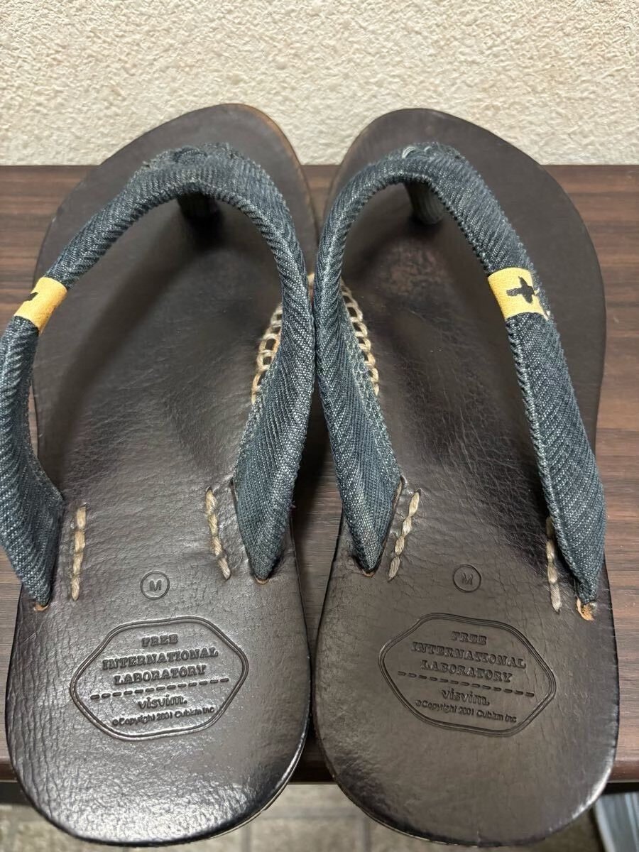 13SS Visvim LAMA-FOLK Flip-Flop Sandals — back