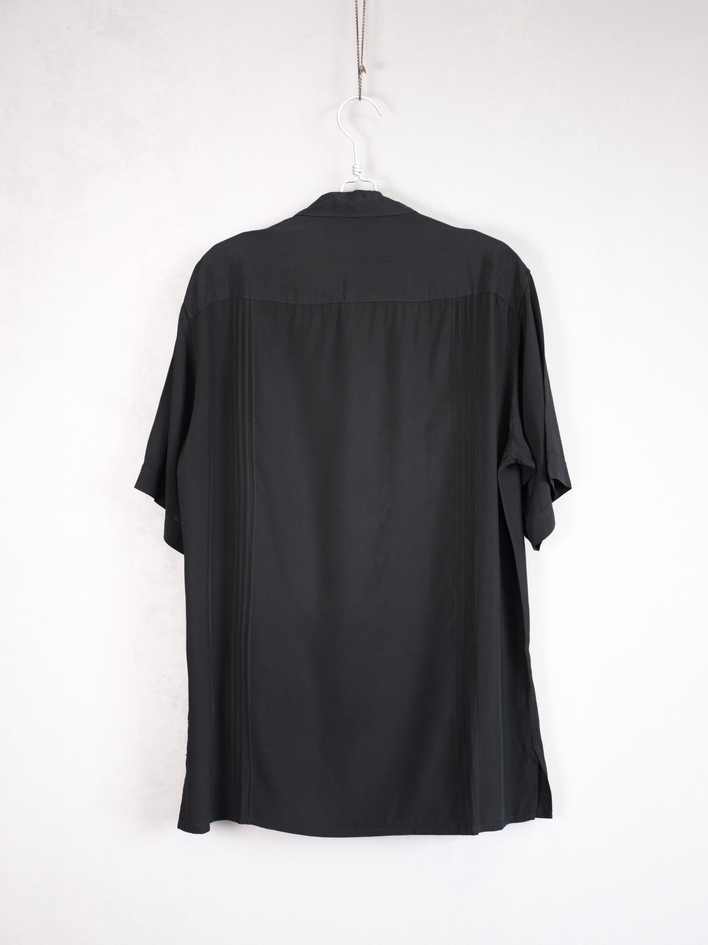 Yohji Yamamoto 16SS Silk Blend Short-Sleeve Shirt — back