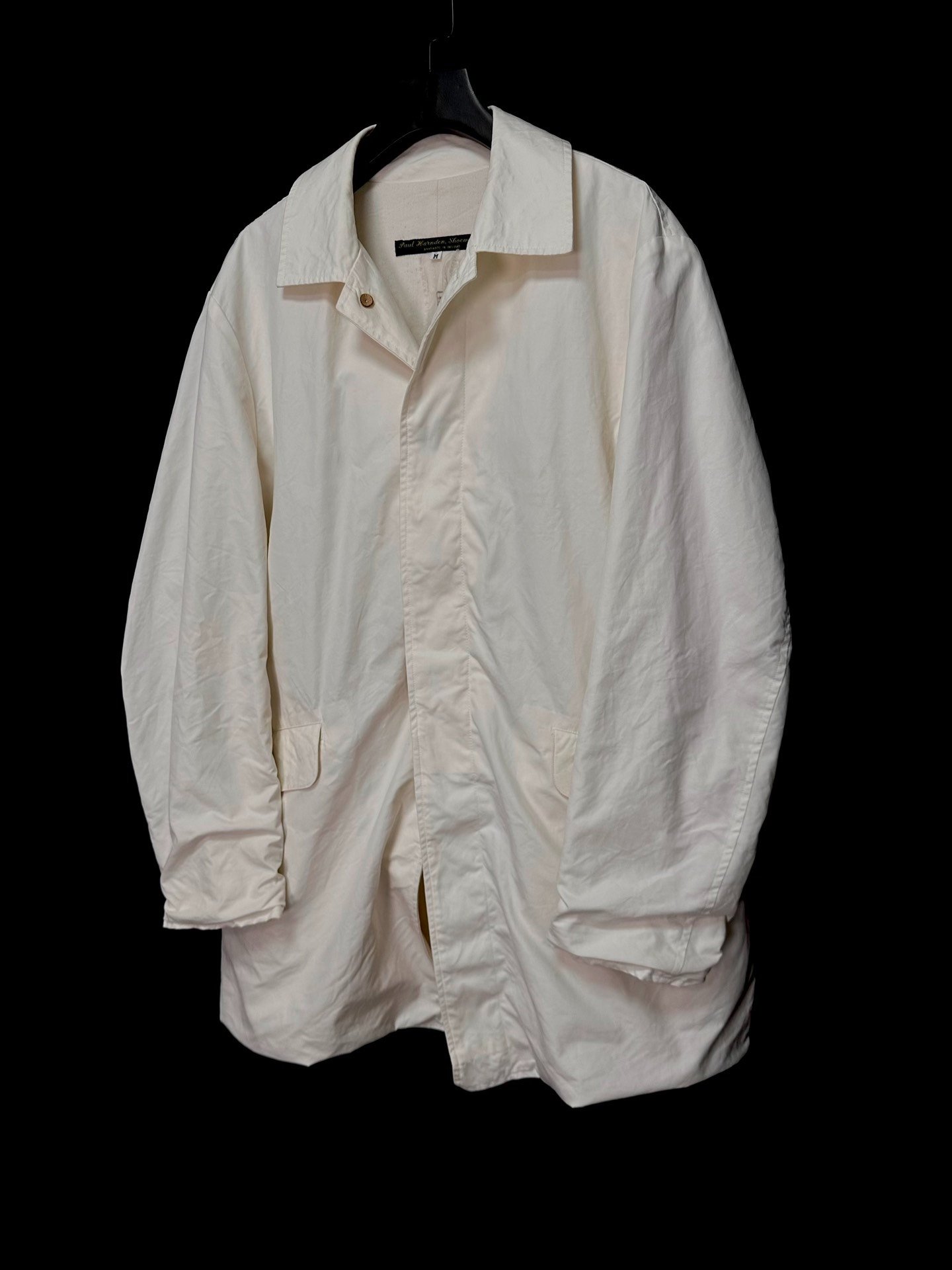 Paul Harnden Mac Milky White Coat — label