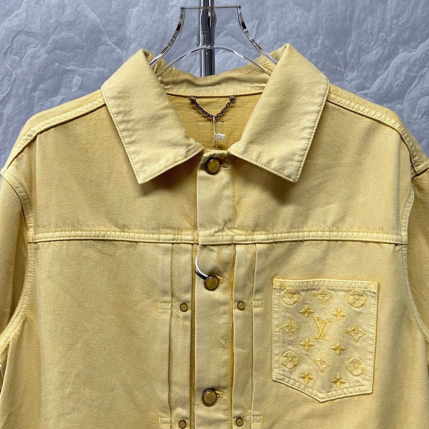 Louis Vuitton FW25 Solid Denim Jacket — front