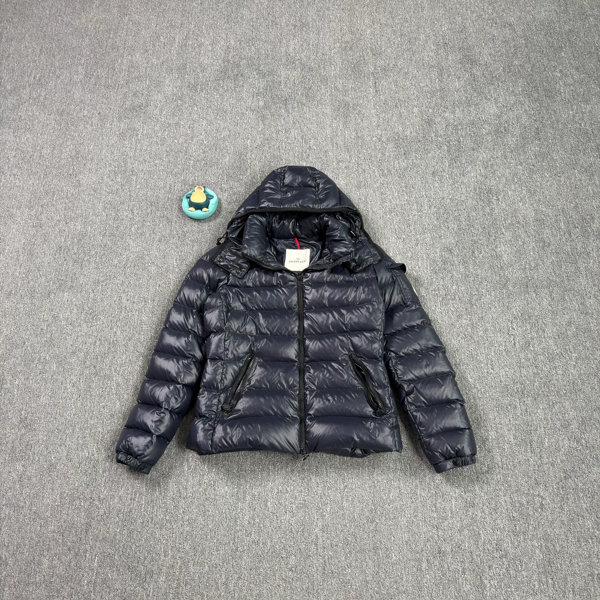 Moncler Bady Navy Short Down Jacket