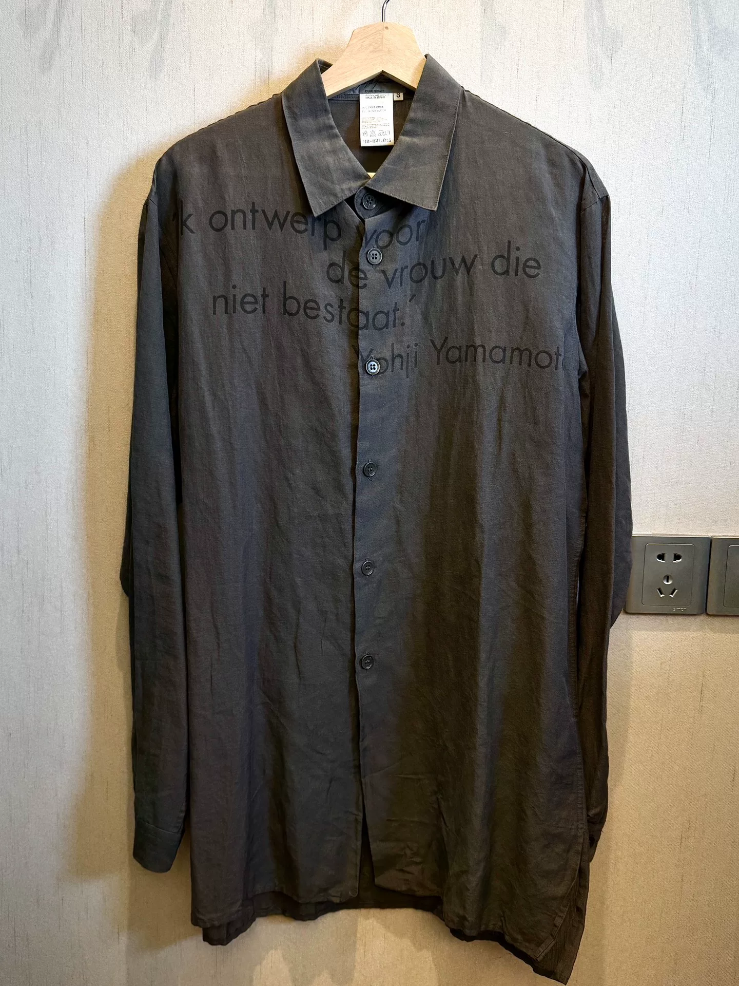 Yohji Yamamoto 2000 SS Long-Sleeve Shirt