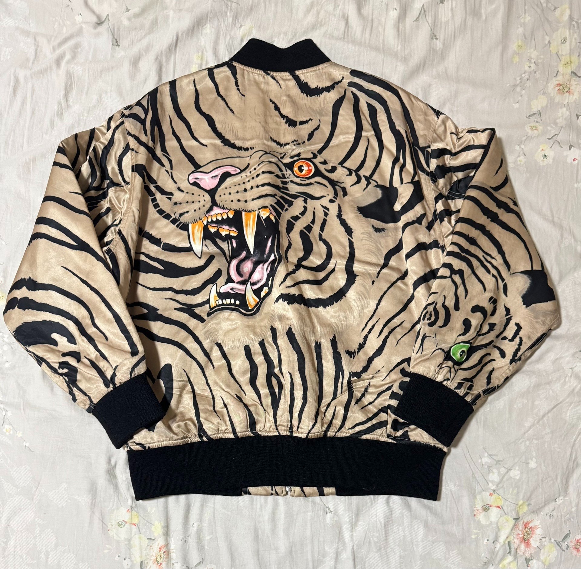 Wacko Maria x Tim Lehi Tiger Print Jacket — front
