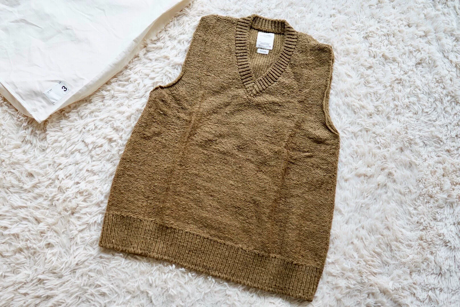 visvim Tussar V-Neck Wool Vest