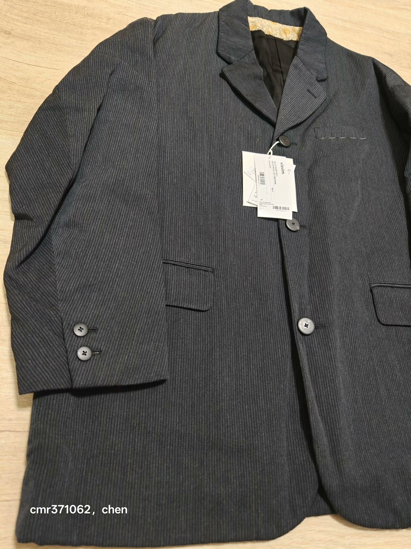 VISVIM 25AW GALEN WOOL JKT — front