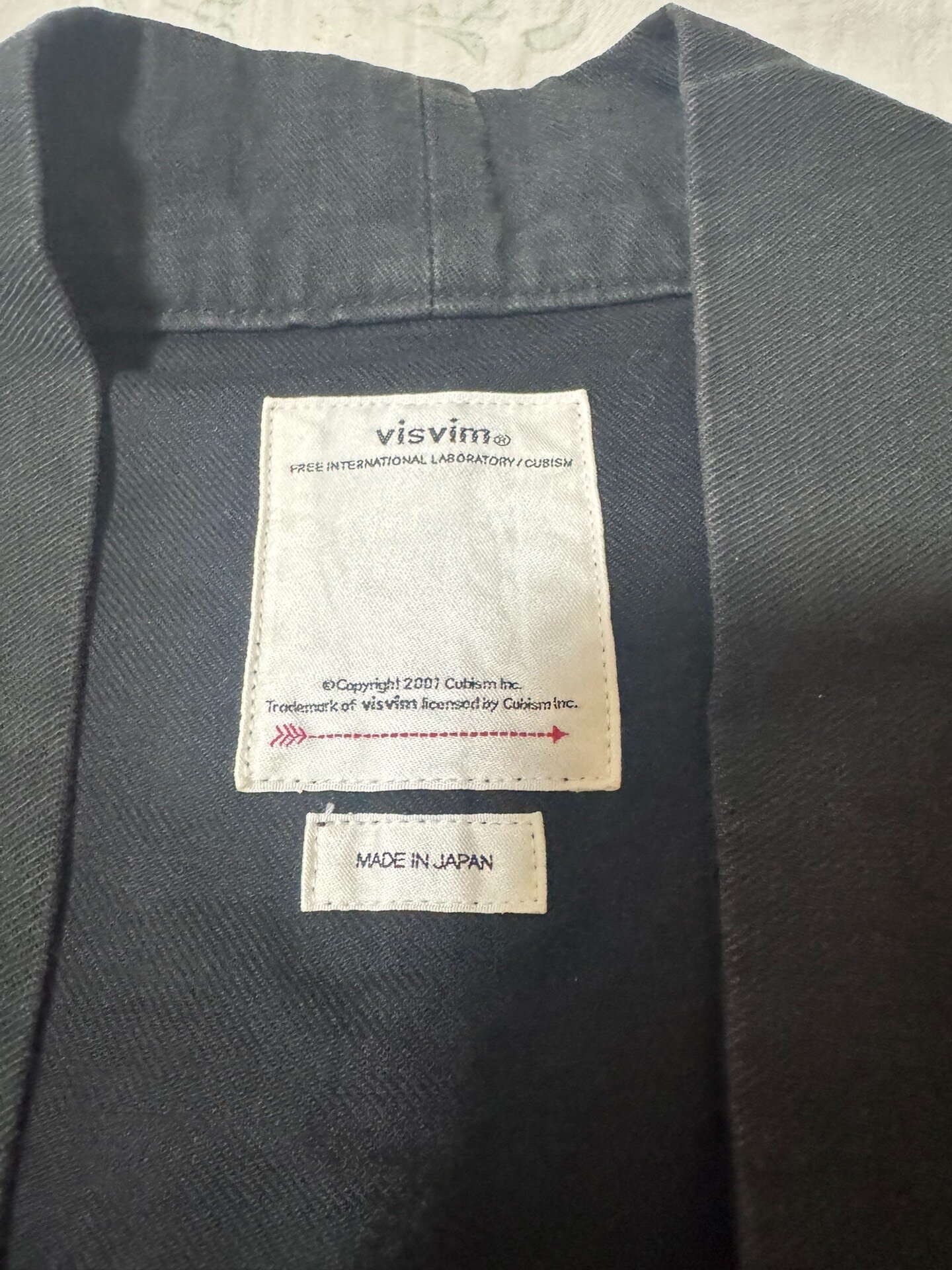 visvim 20SS Sanjuro Kimono Jacket — detail