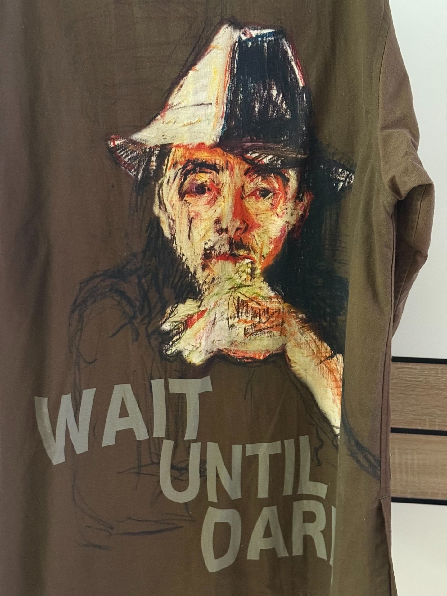 Yohji Yamamoto 17ss Hand-Drawn Portrait Suit — back