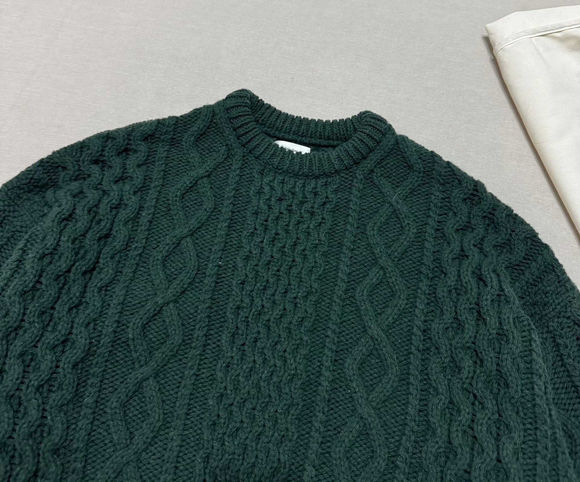 VISVIM 21AW AMPLUS CREW KNIT L/S — detail