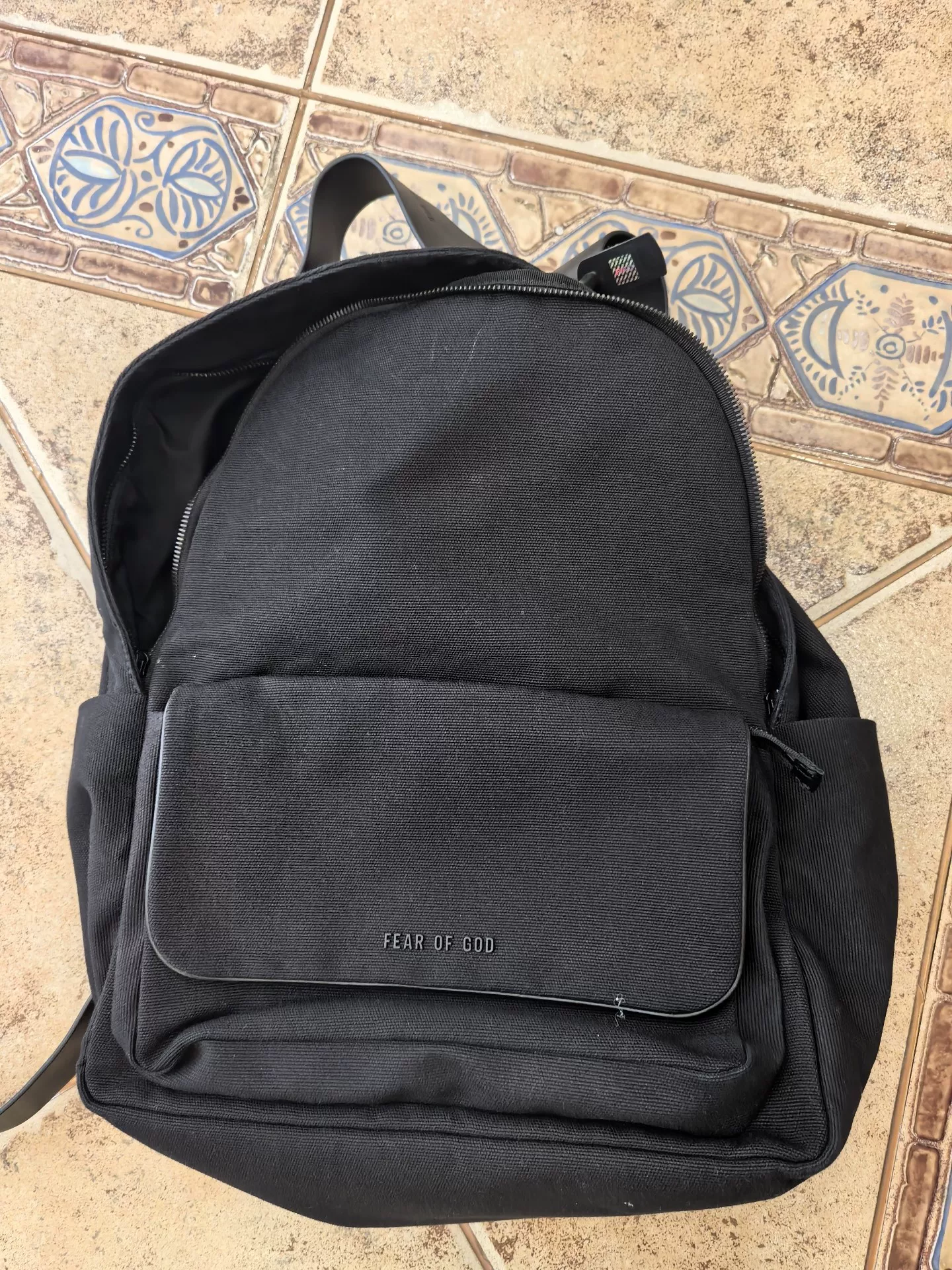 FEAR OF GOD 7th Collection Black Backpack
