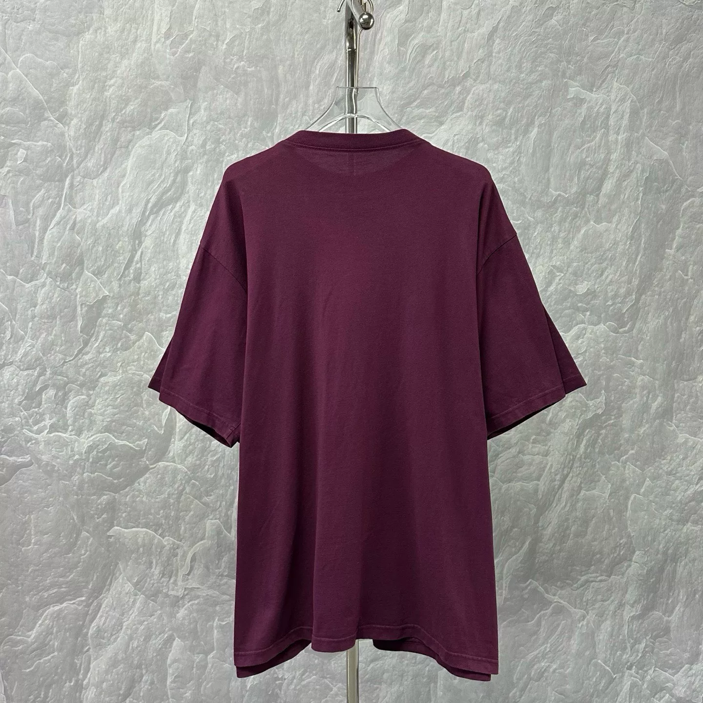Balenciaga Double Hook Embroidery Short Sleeve — back