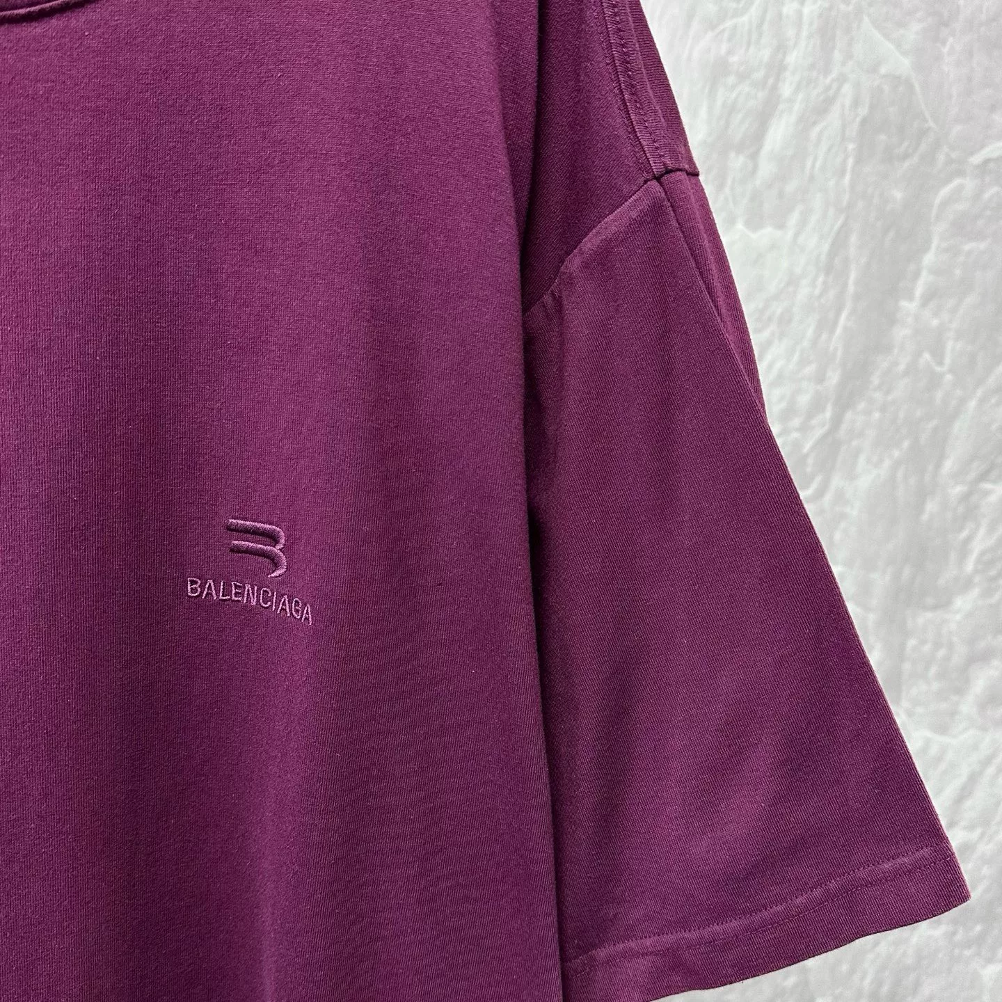 Balenciaga Double Hook Embroidery Short Sleeve — detail