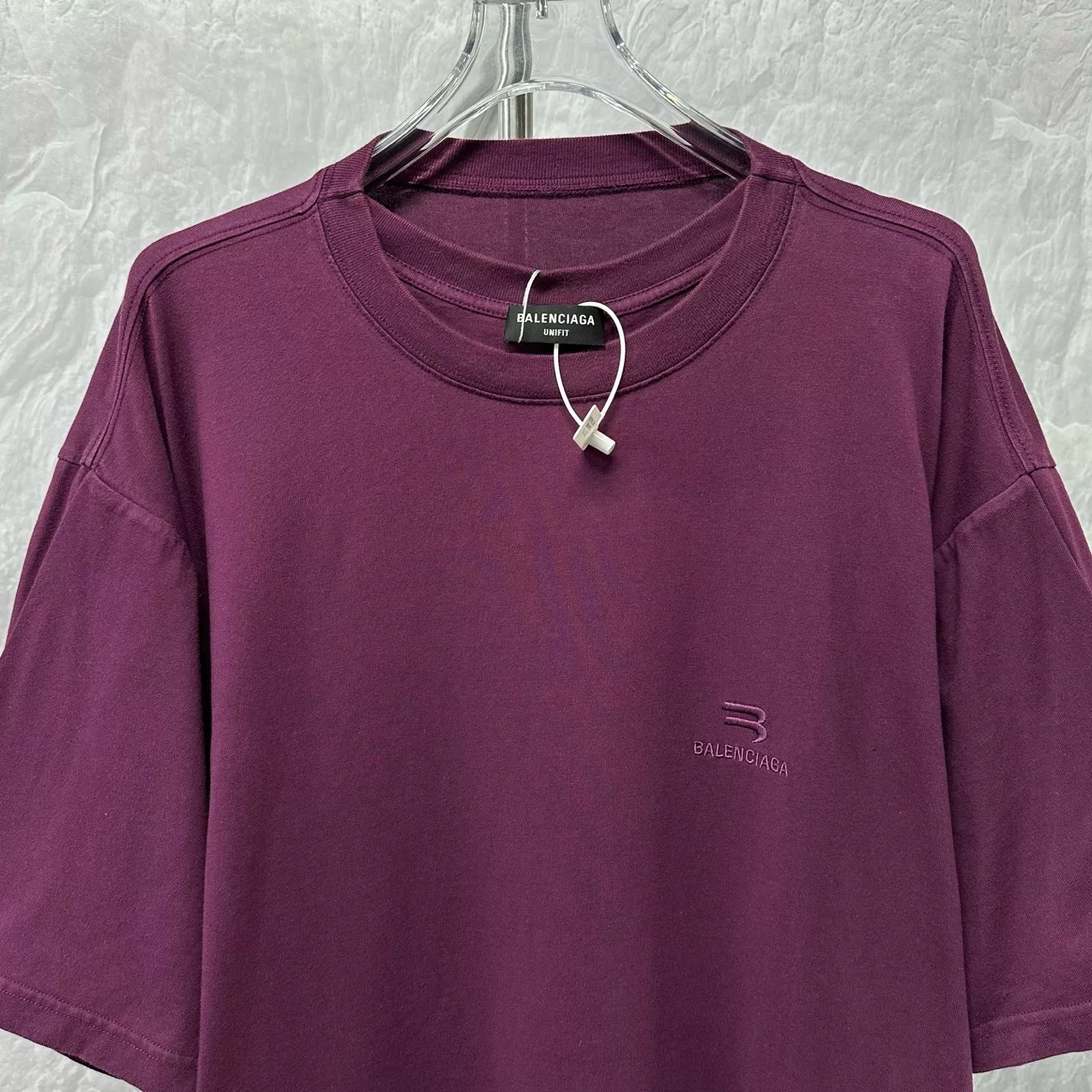 Balenciaga Double Hook Embroidery Short Sleeve — front