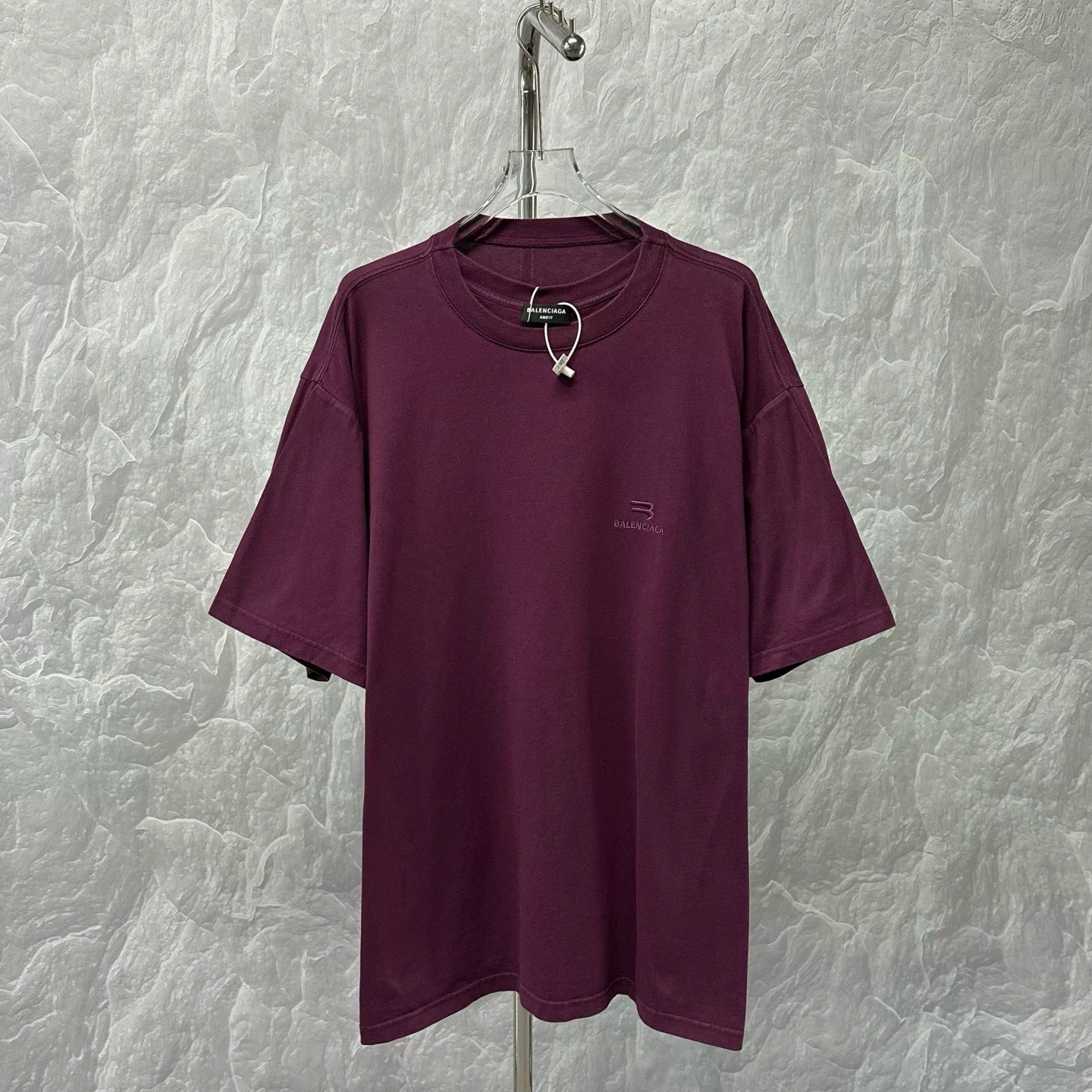 Balenciaga Double Hook Embroidery Short Sleeve