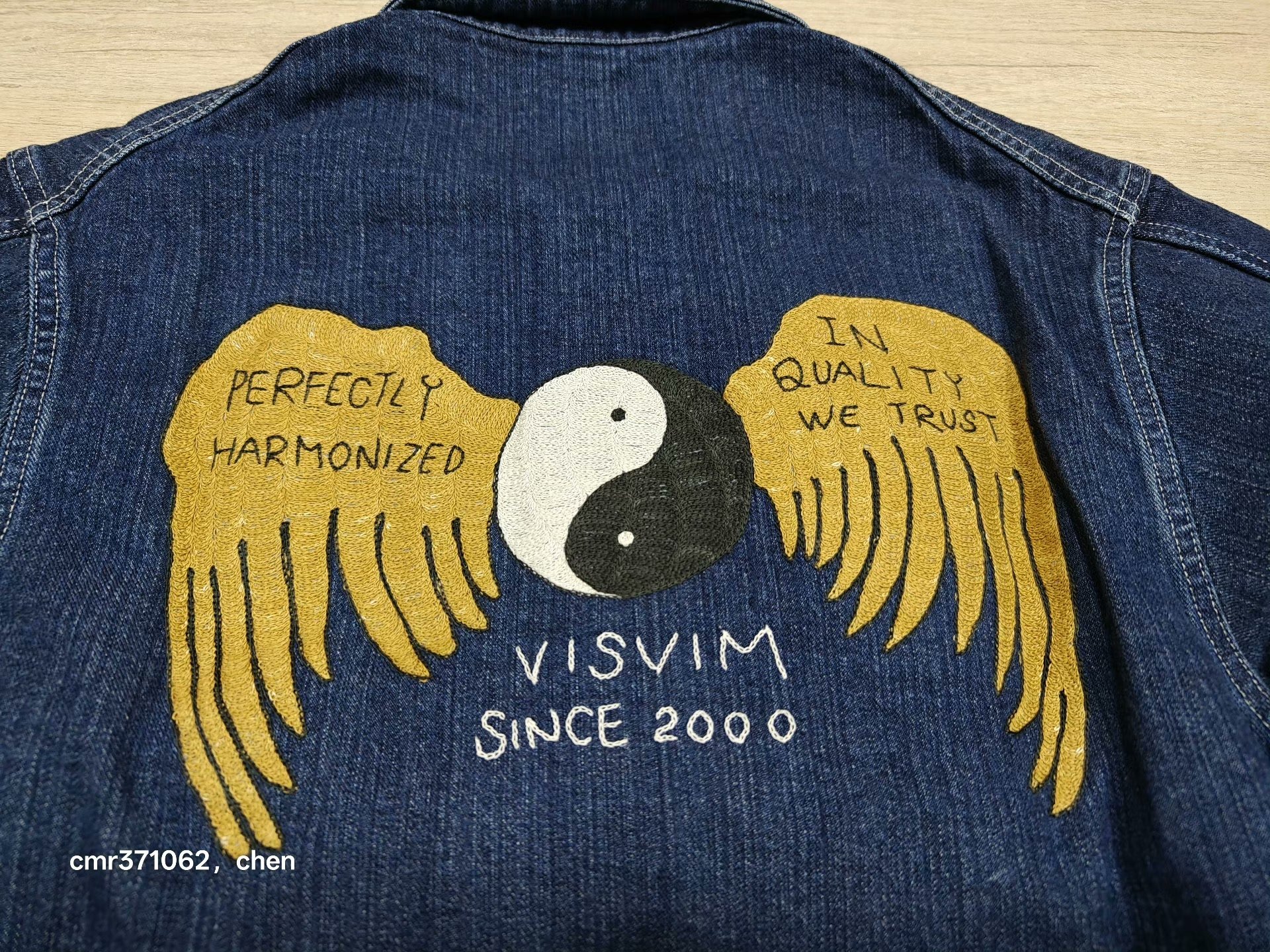 VISVIM 26 ICT SS Coverall Jacket — label