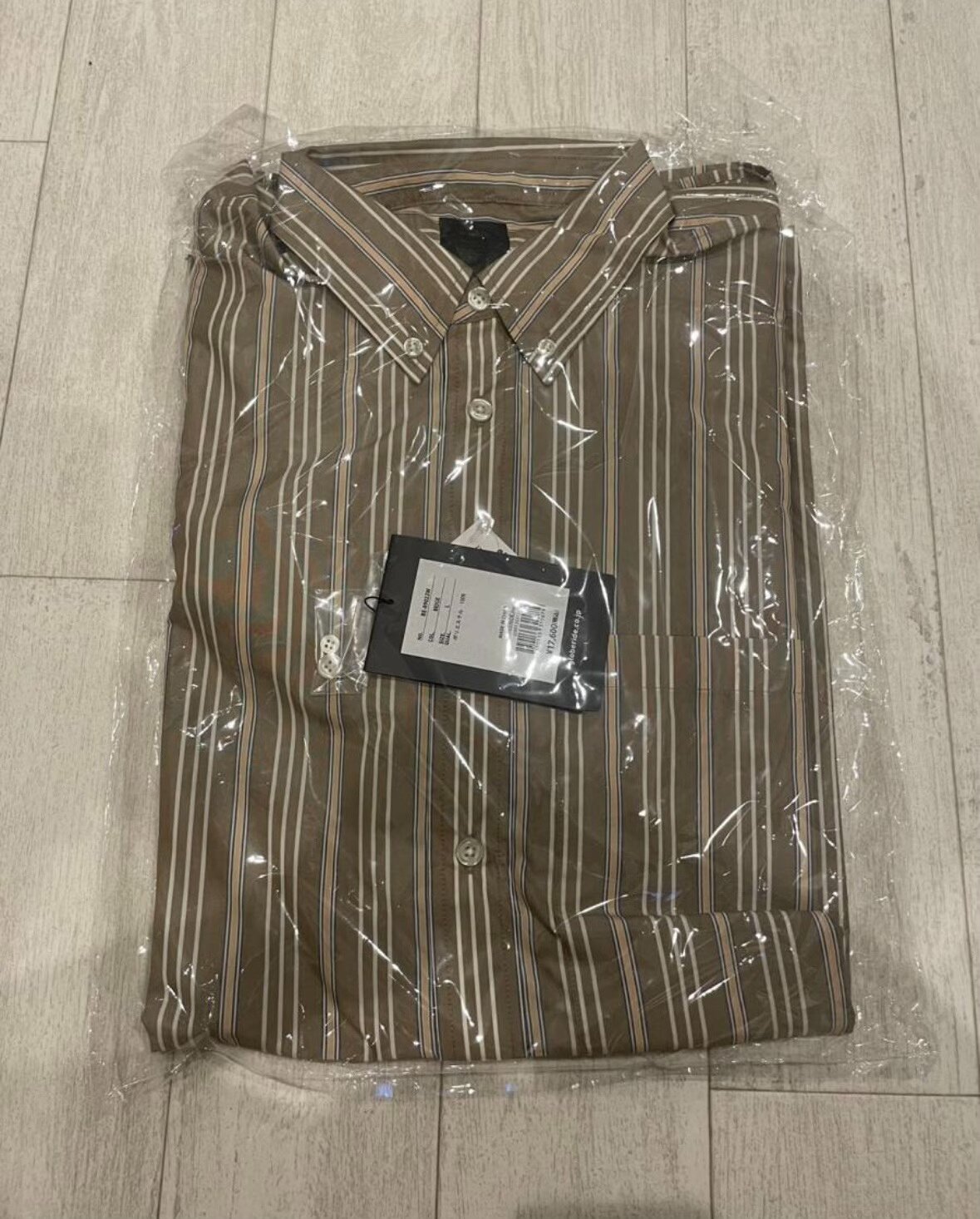 DAIWA PIER39 Tech Stripe Shirt — detail
