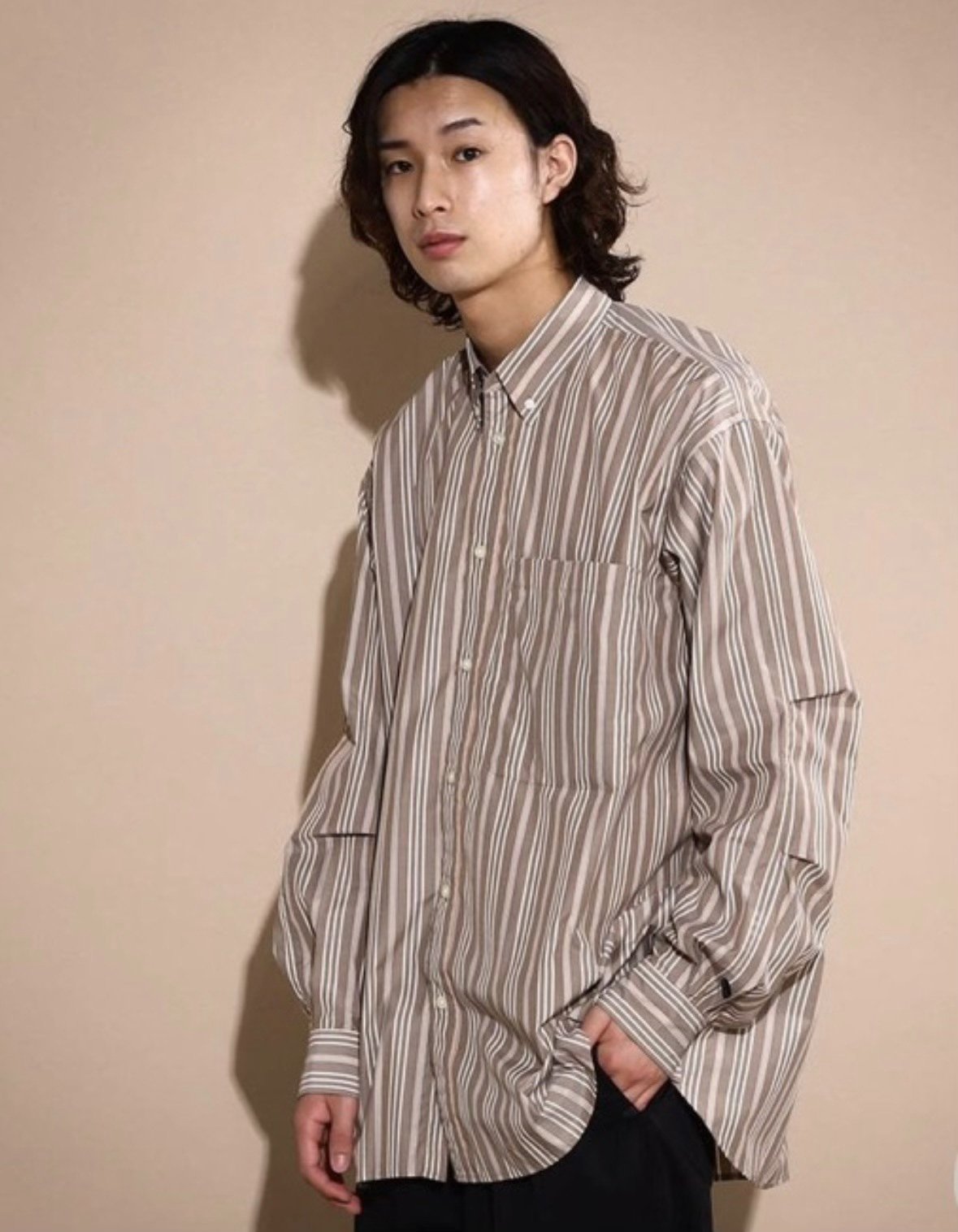 DAIWA PIER39 Tech Stripe Shirt