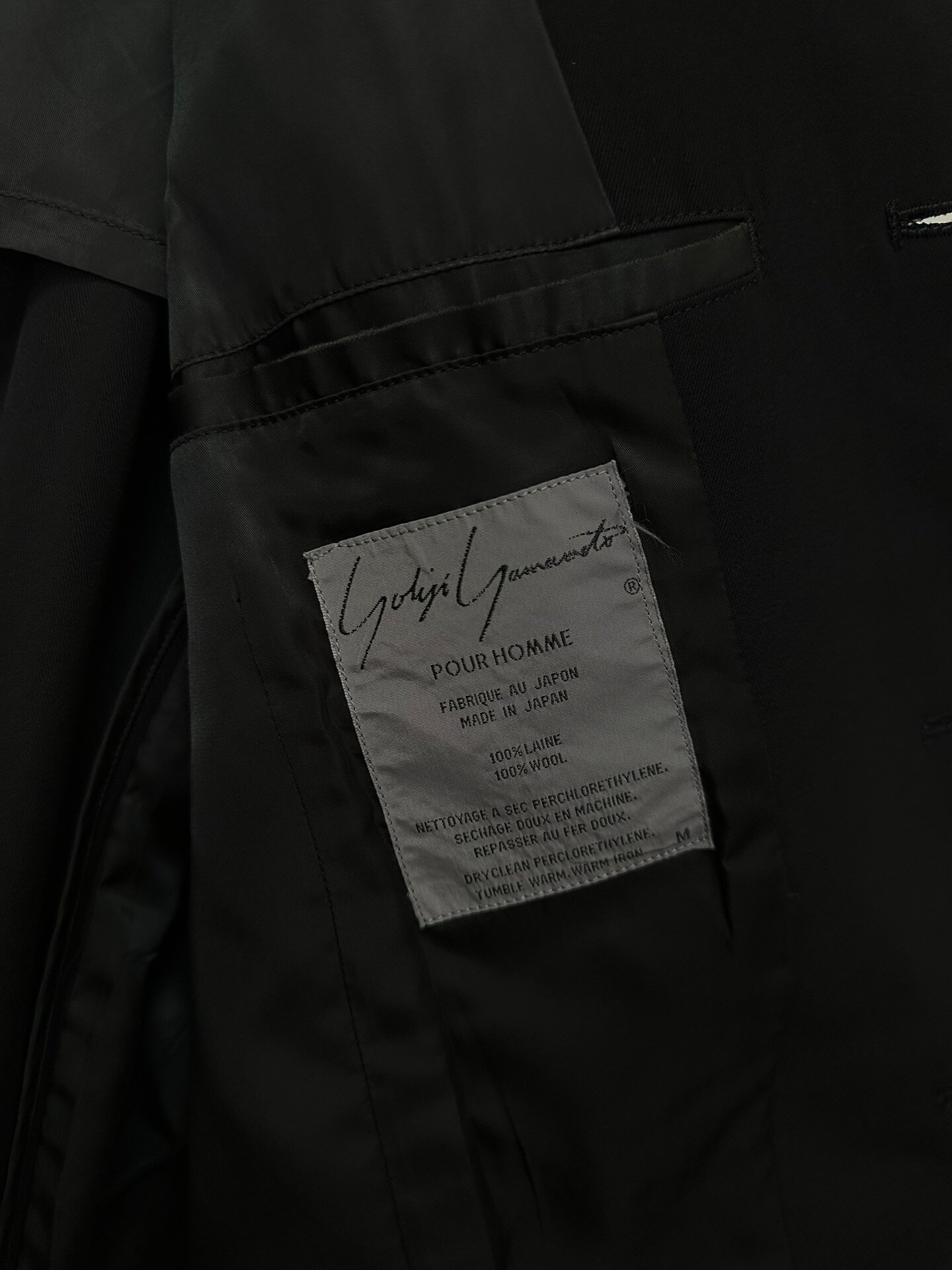 Yohji Yamamoto 90s Dog Embroidery Jacket — back