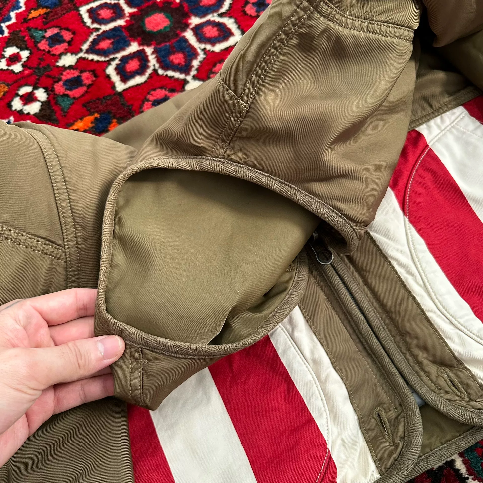 visvim 19SS Iris Mud-Dyed Jacket — back