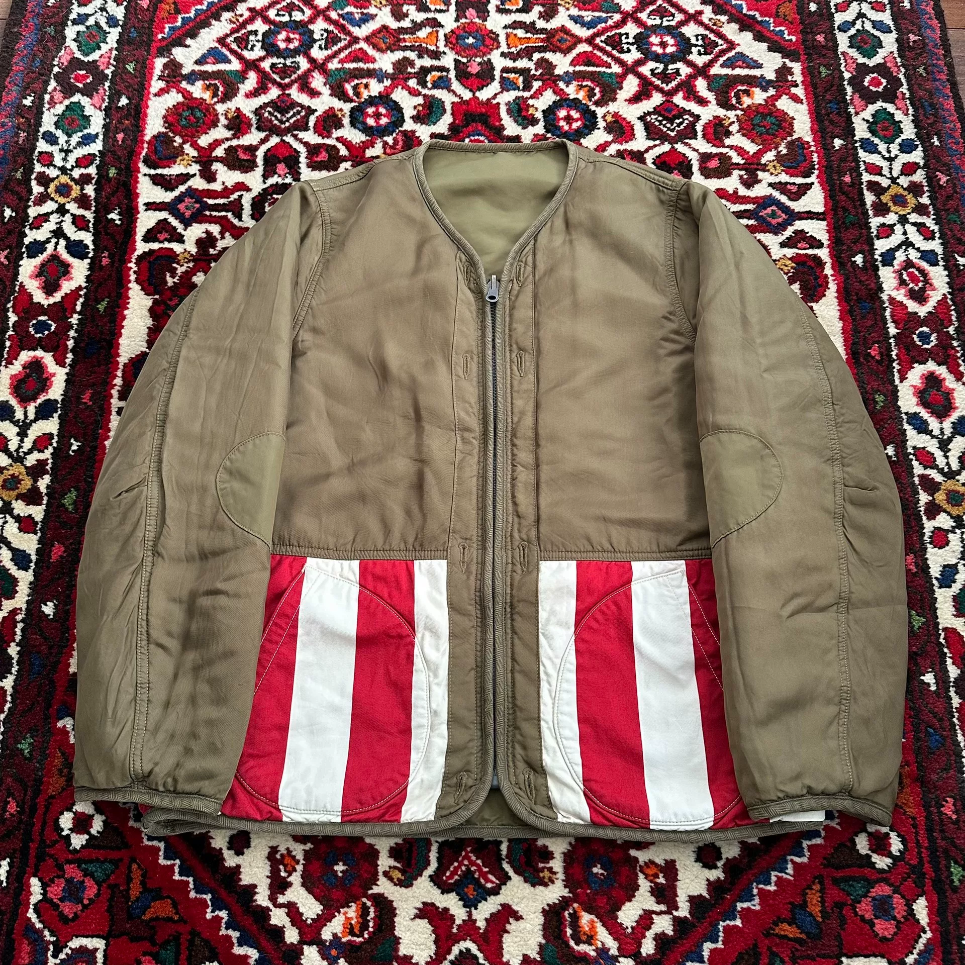visvim 19SS Iris Mud-Dyed Jacket — detail