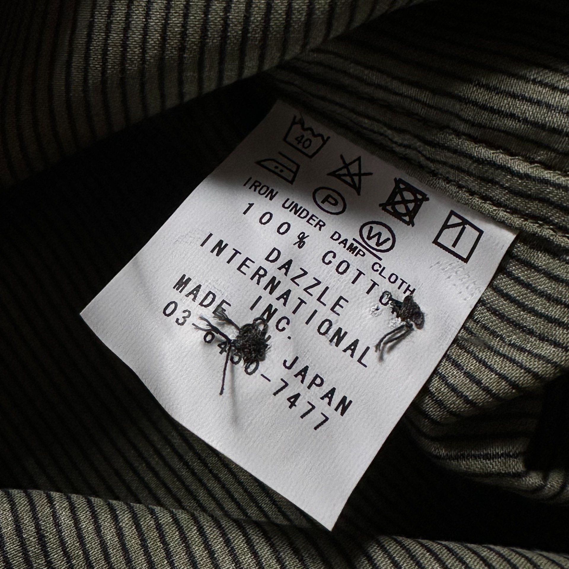 Dry Bones 40s Vintage Long-Sleeve Shirt — label