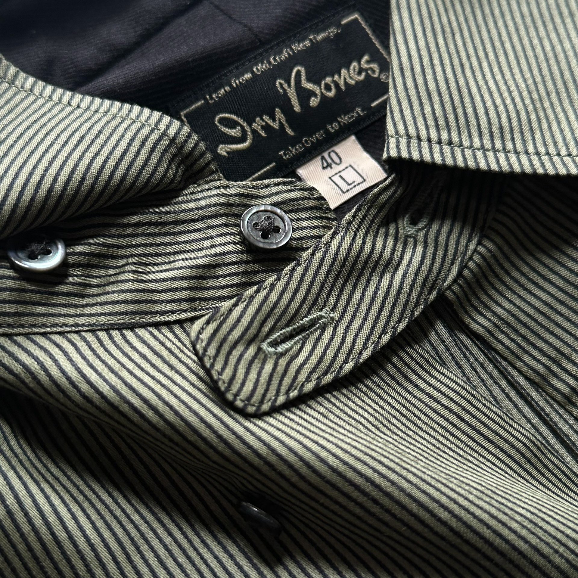 Dry Bones 40s Vintage Long-Sleeve Shirt — front