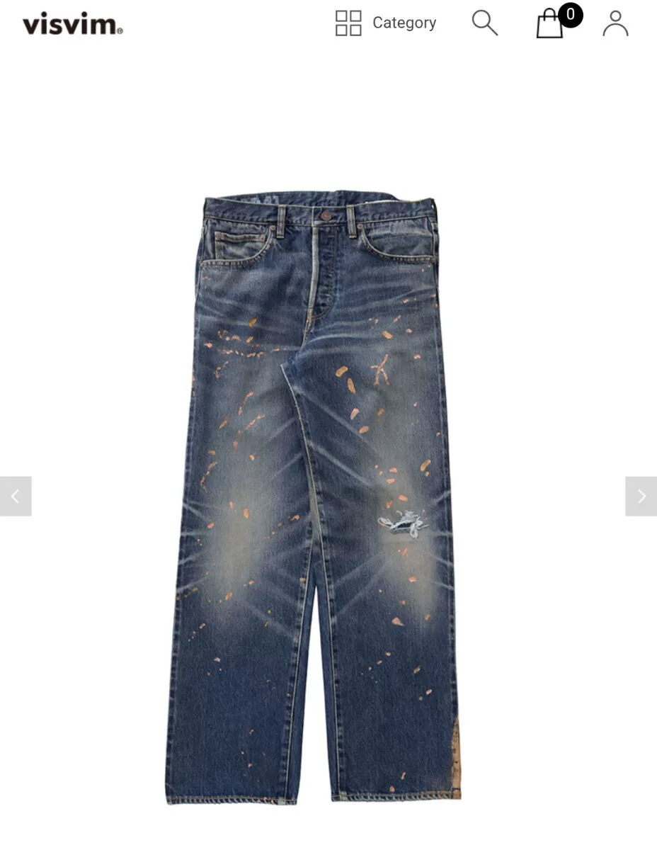visvim 26SS SOCIAL SCULPTURE NARROW Jeans — detail