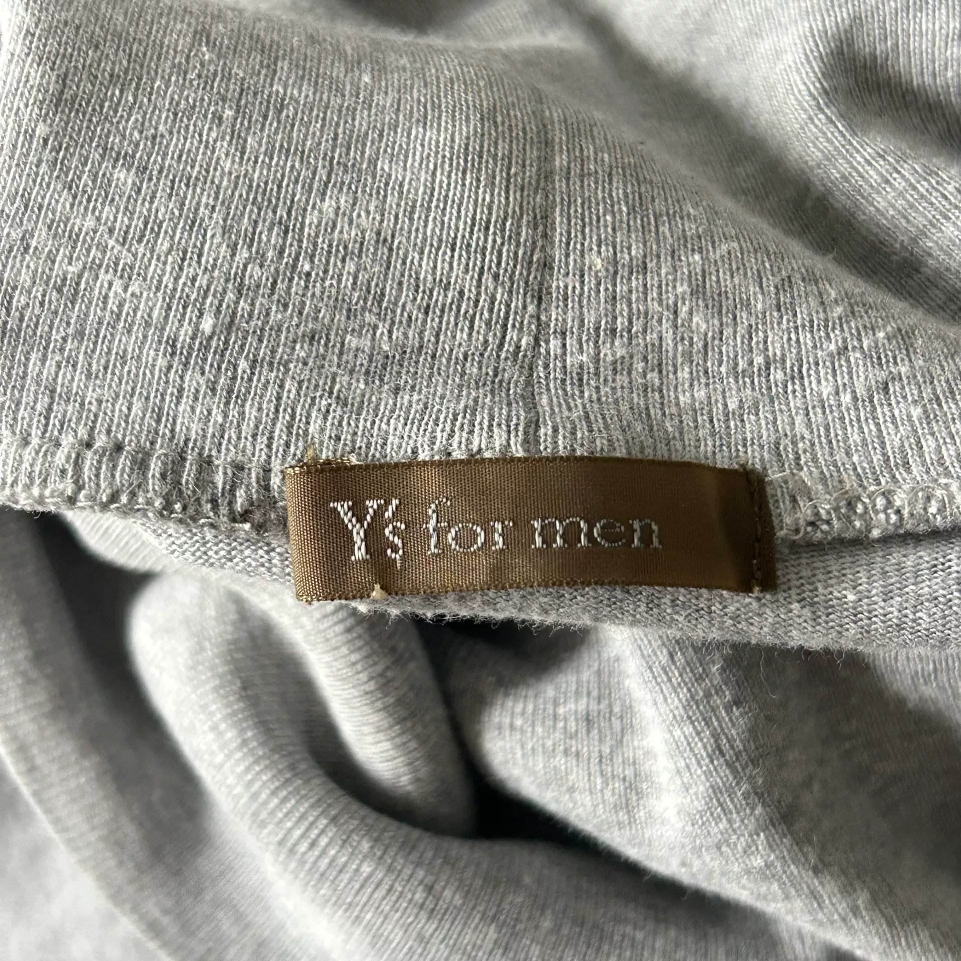 Yohji Yamamoto 00s Y's High-Neck T-shirt — back