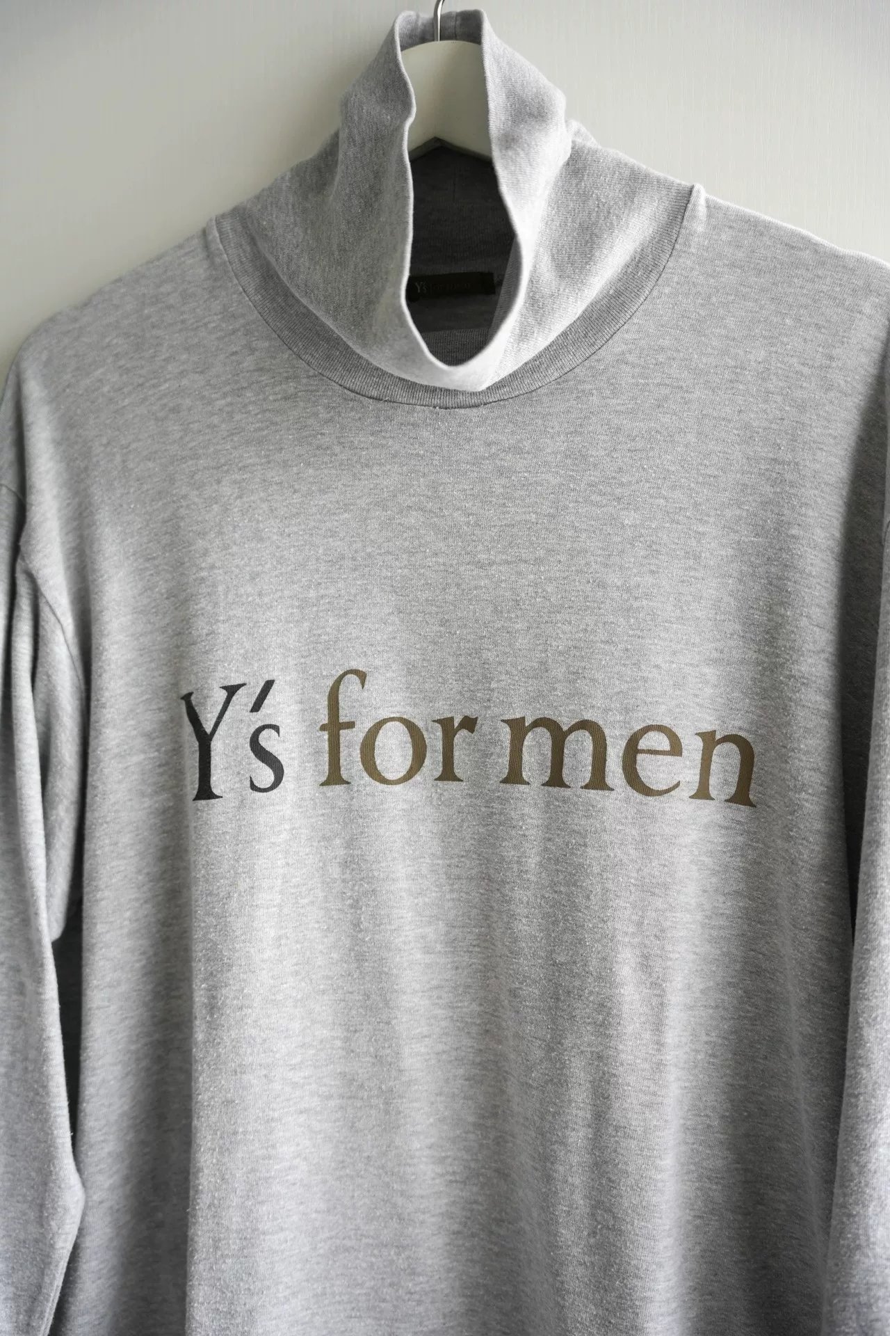 Yohji Yamamoto 00s Y's High-Neck T-shirt — detail