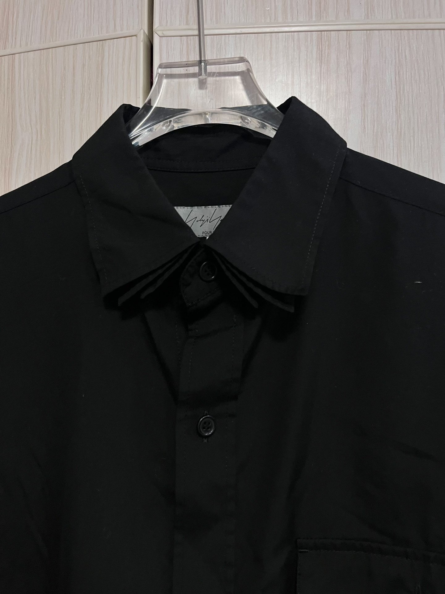 Yohji Yamamoto Triple Collar Shirt — front