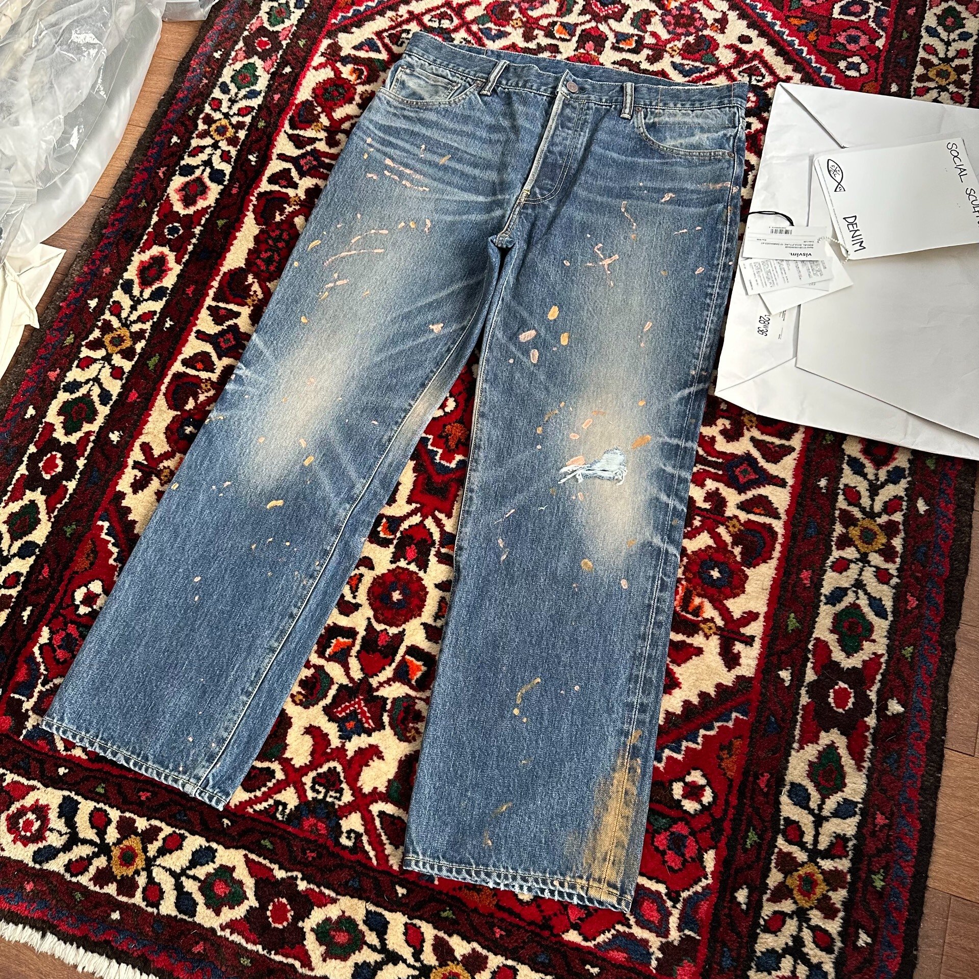 visvim 25SS SOCIAL SCULPTURE Jeans — back