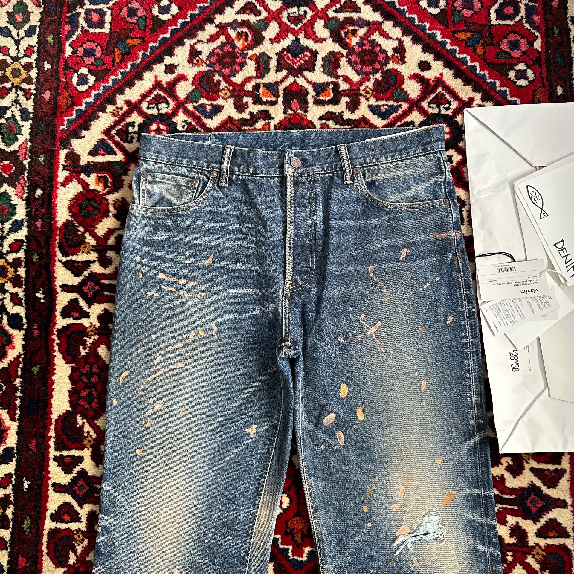 visvim 25SS SOCIAL SCULPTURE Jeans — detail