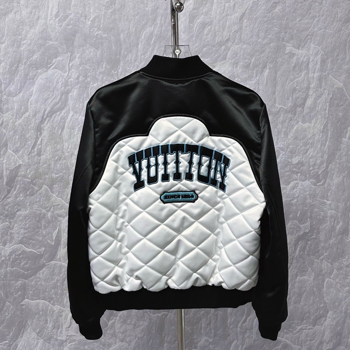 Louis Vuitton FW24 Pearl Button Baseball Jacket — back