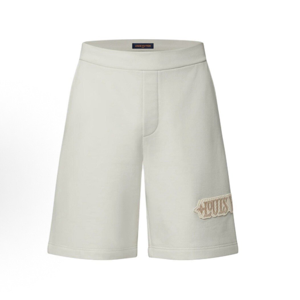 Louis Vuitton FW25 Embroidered Patch Shorts