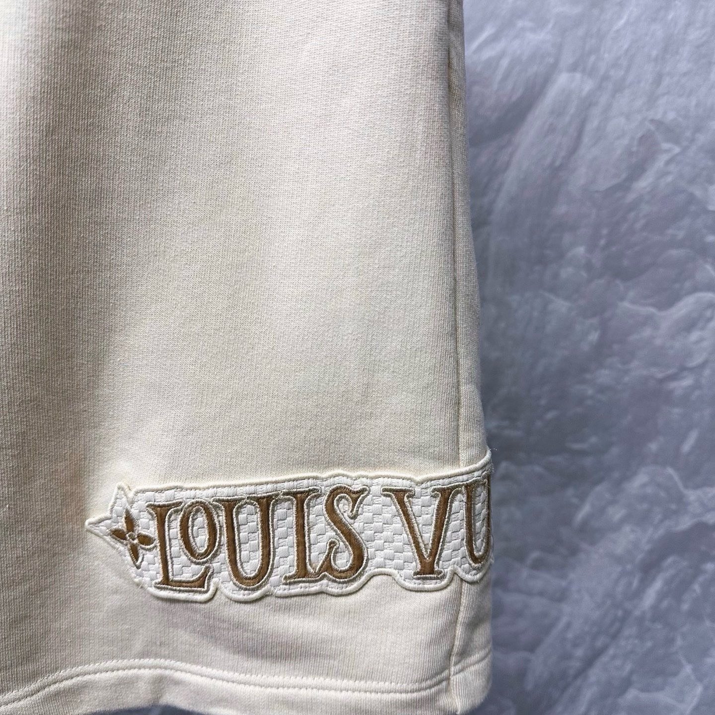 Louis Vuitton FW25 Embroidered Patch Shorts — back