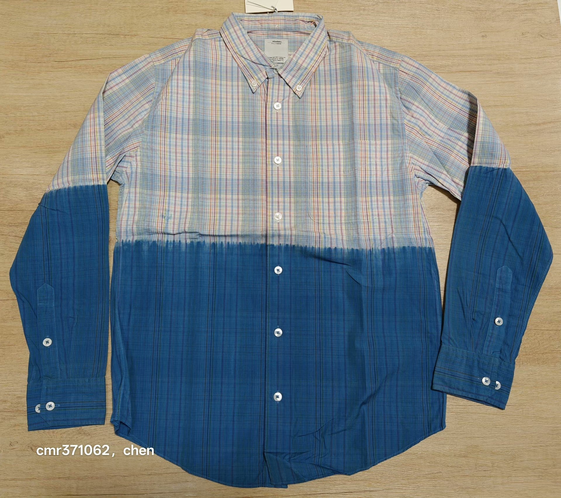 visvim 13ss lungta 2 Tone B.D Shirt