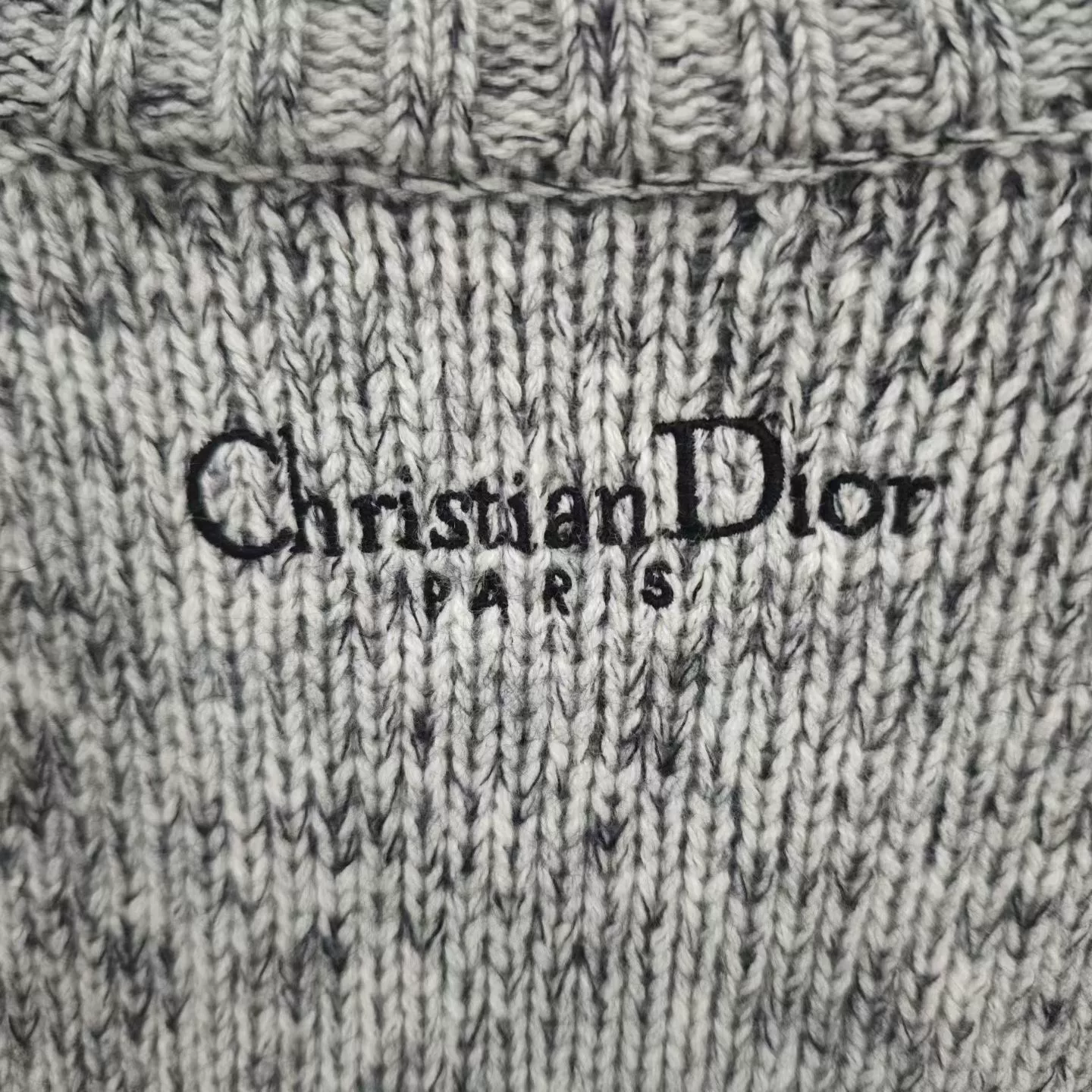 Dior Lucky Star Gray Sweater — back