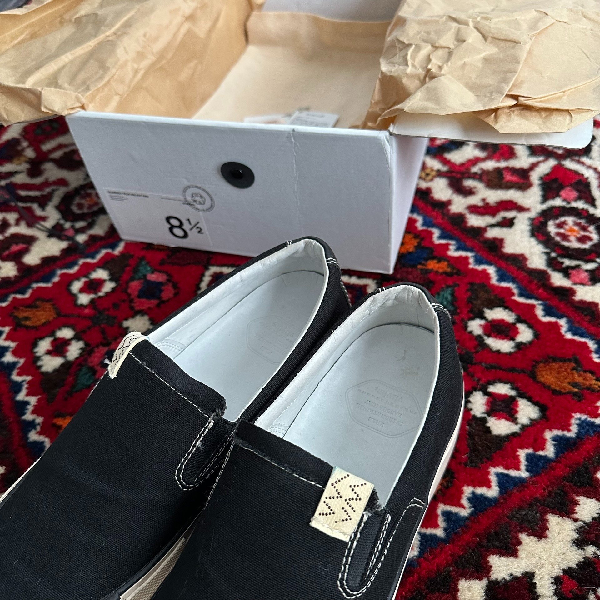 visvim 19AW Skagway Patten Canvas Shoes — back