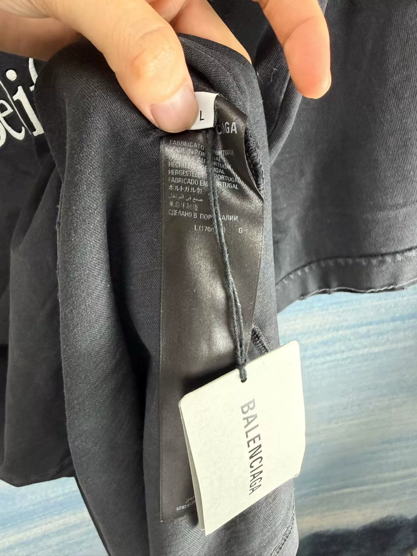 Balenciaga Be Different Short-Sleeve T-Shirt — back