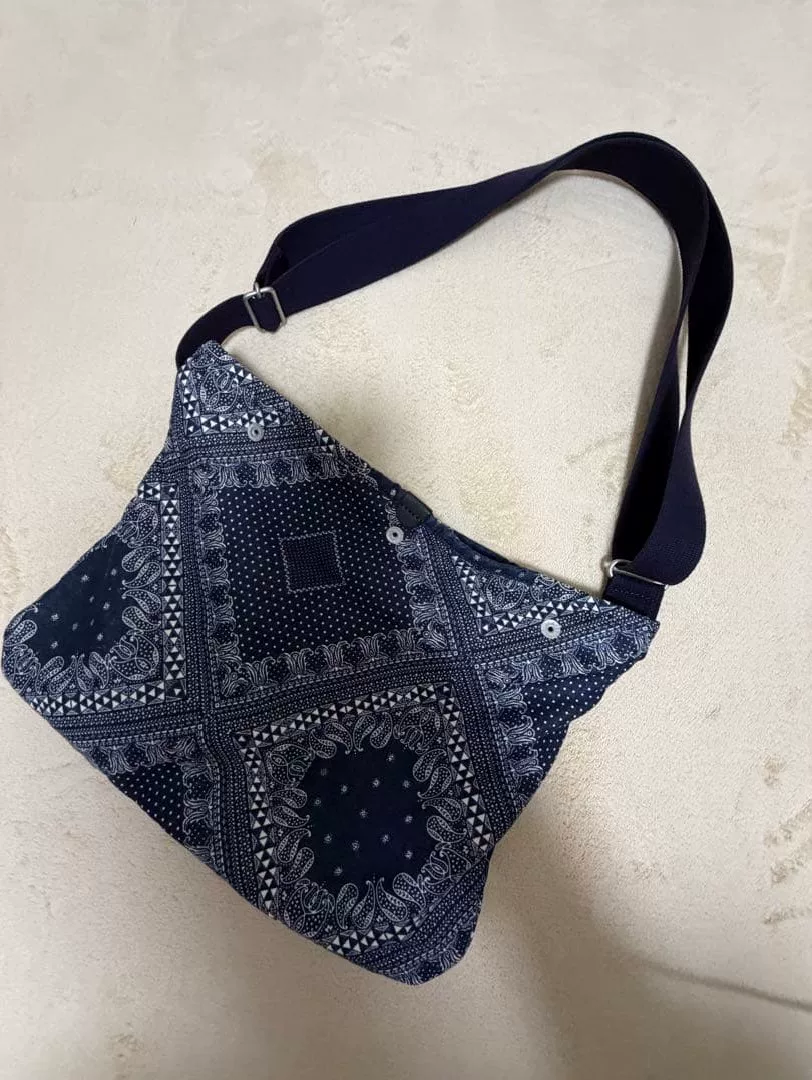 PORTER Bandana Pattern Crossbody Bag