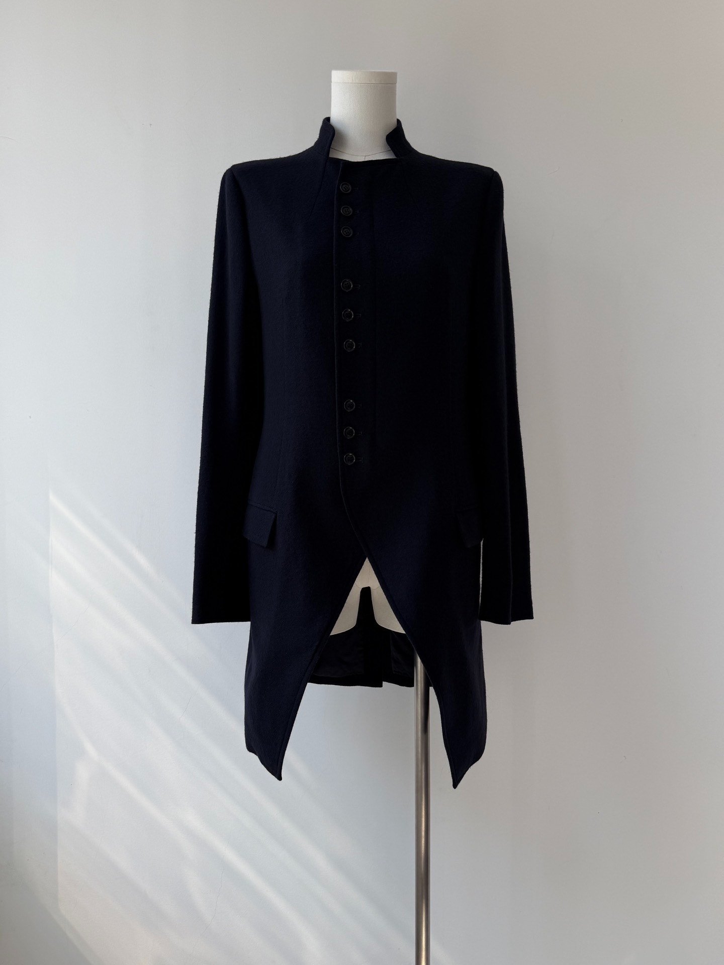 Yohji Yamamoto Y's Wool Stand Collar Coat