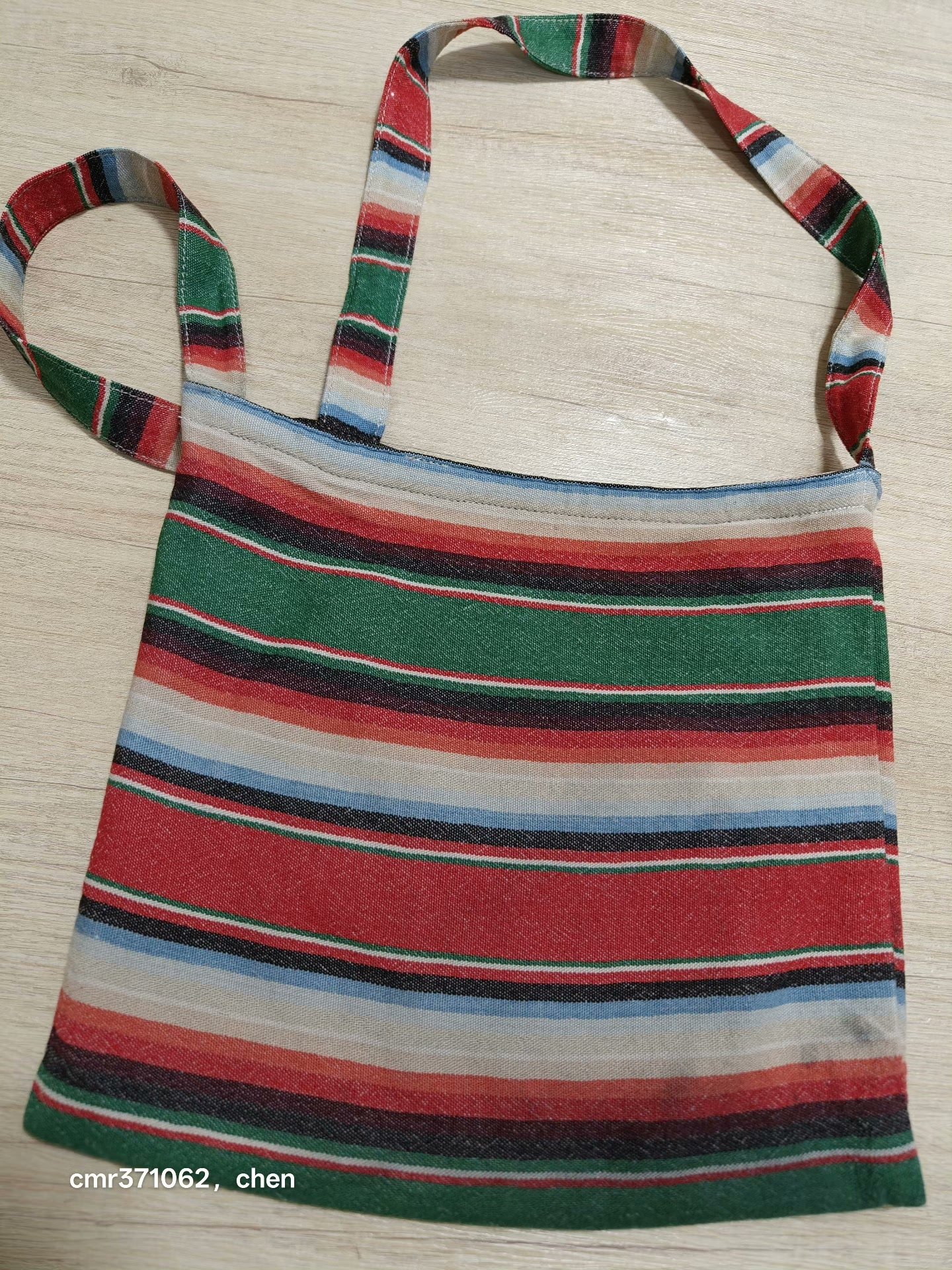 VISVIM 18SS MUSETTE N.D.CHIMAYO Limited Rainbow Bag — label