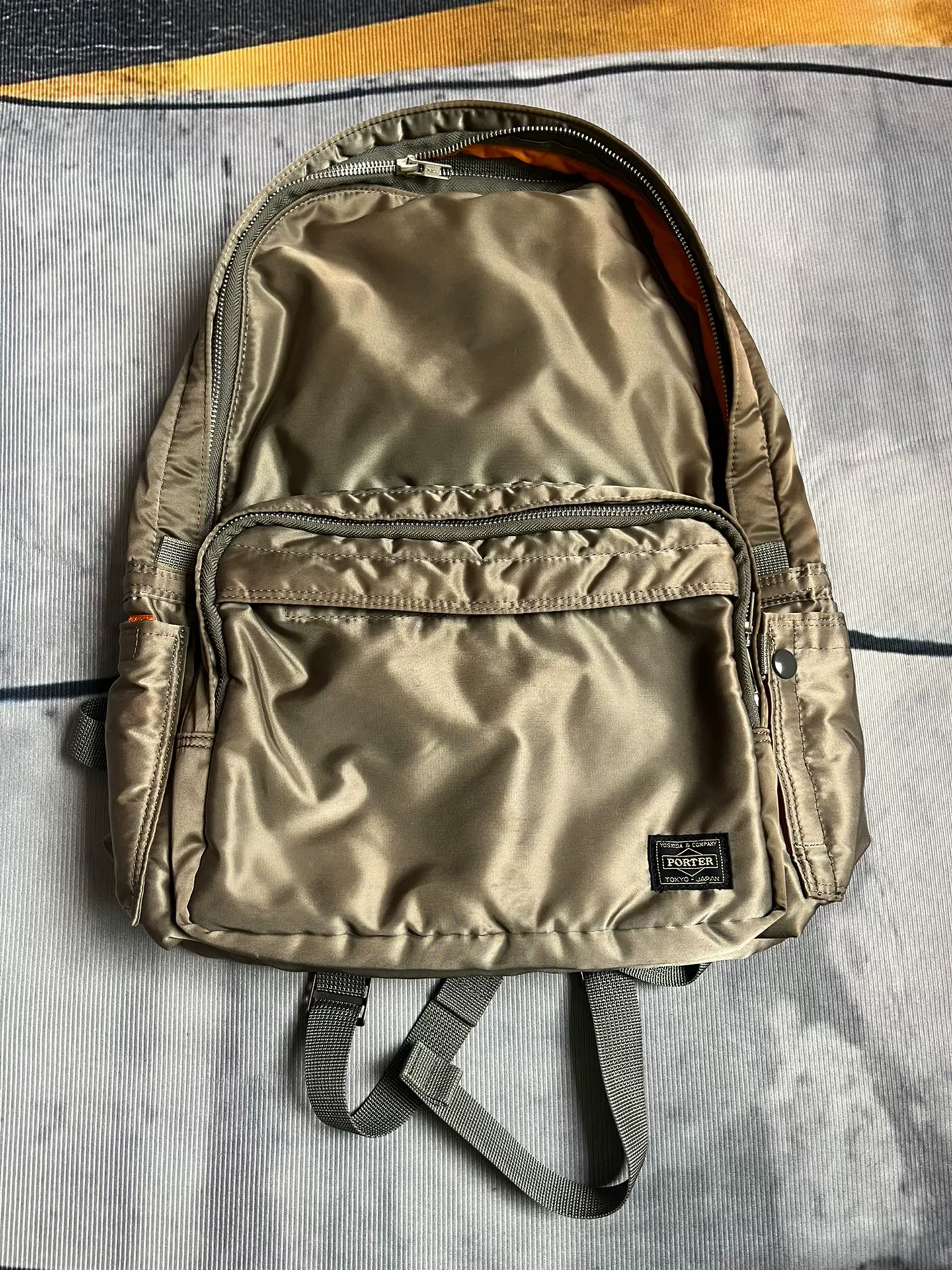 Silver-gray Porter Tanker Backpack