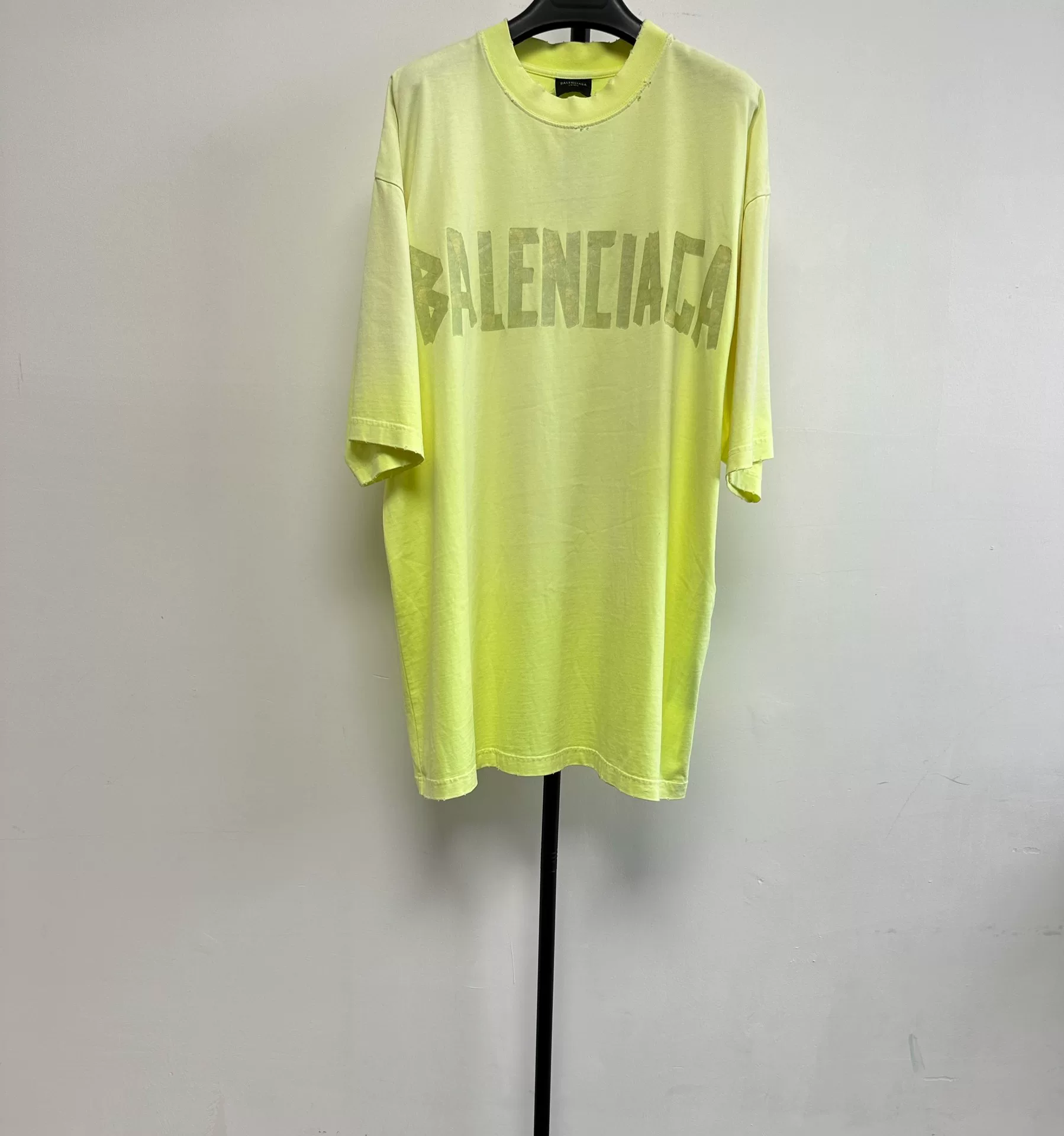 Balenciaga Large Letter Print Crewneck T-shirt