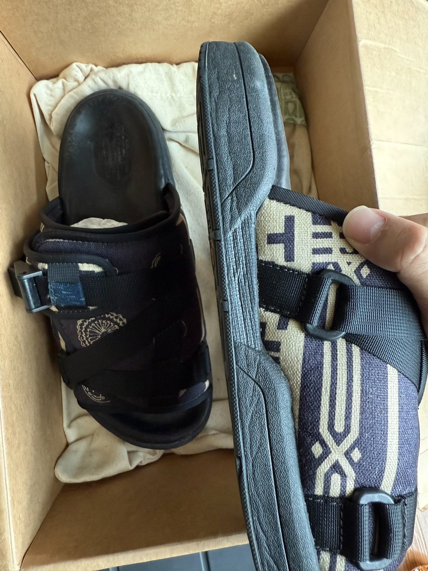 visvim christo ict sandals — front