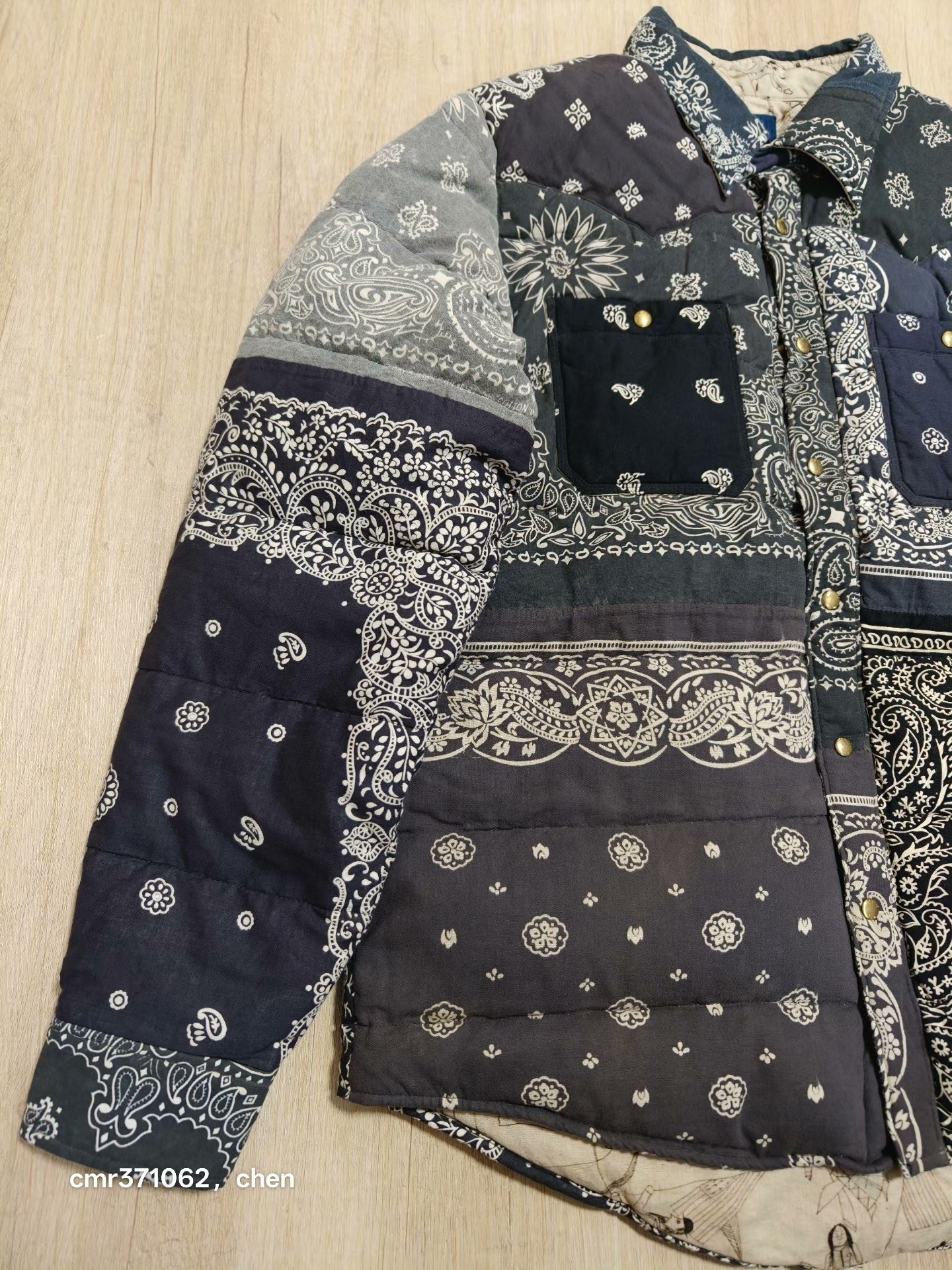 visvim 19 ict kerchief down jkt — back