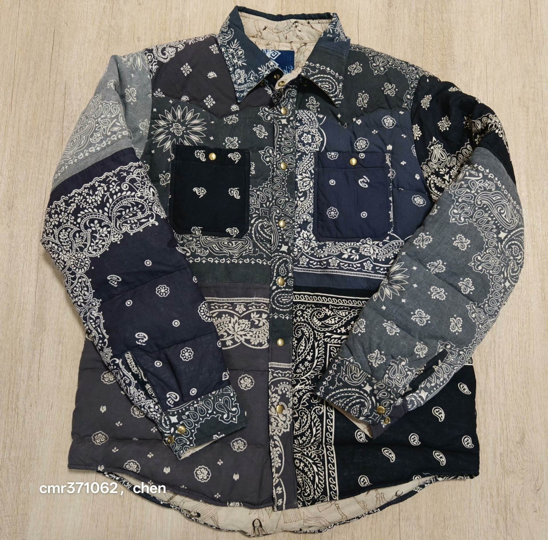 visvim 19 ict kerchief down jkt — front