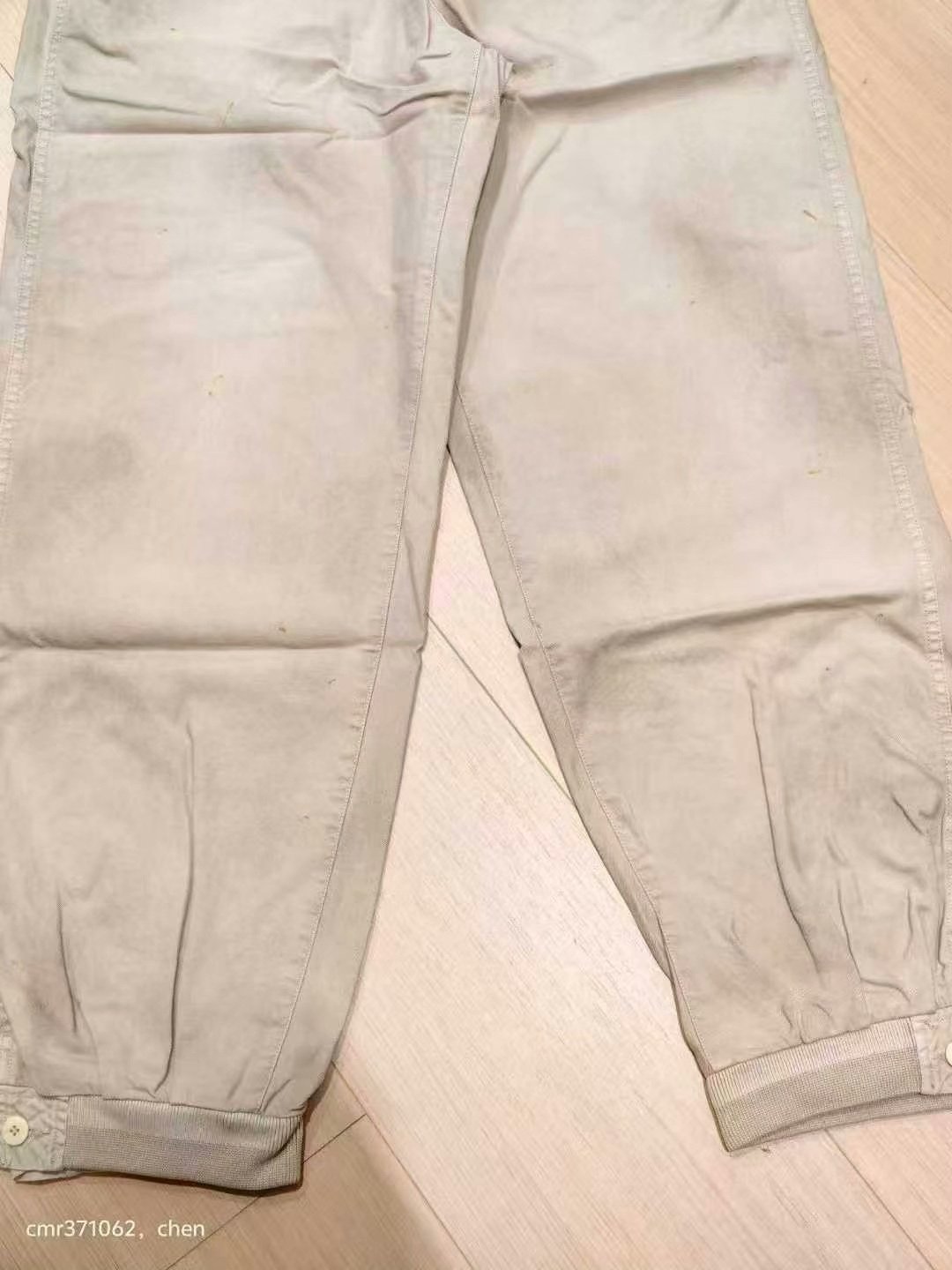 visvim 24SS Carrol Chino Pants DMGD — back