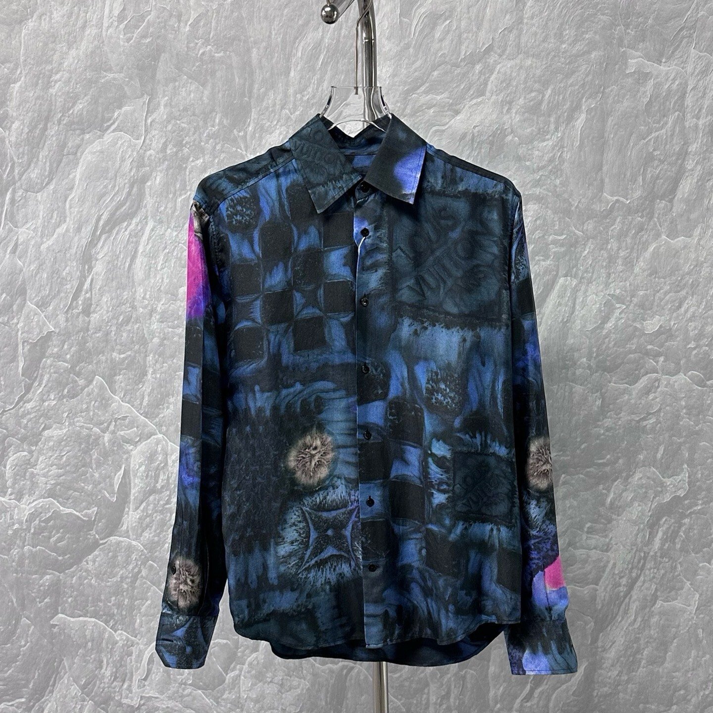 Louis Vuitton Silk Long Sleeve Shirt