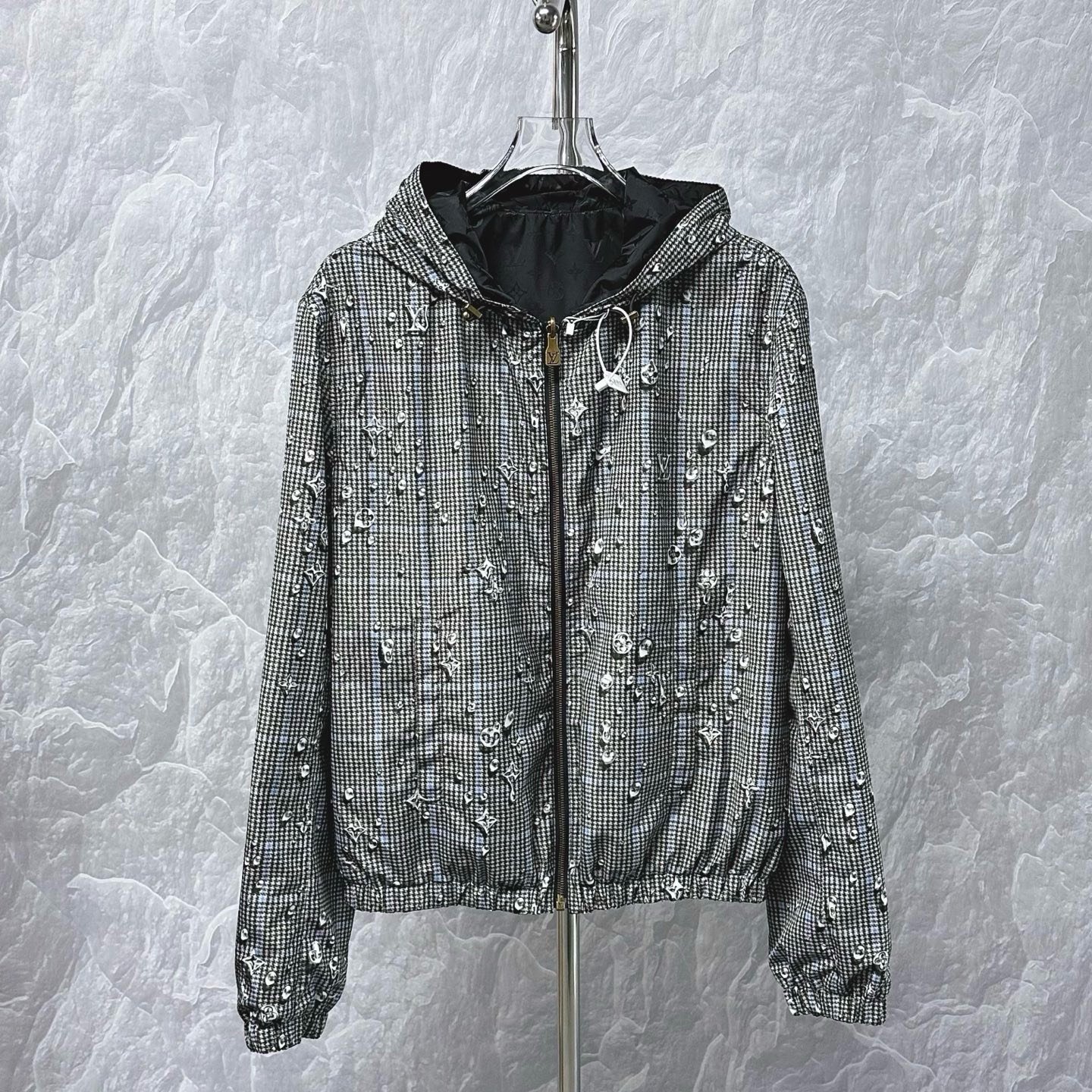 Louis Vuitton SS26 Reversible Raindrop Hooded Jacket