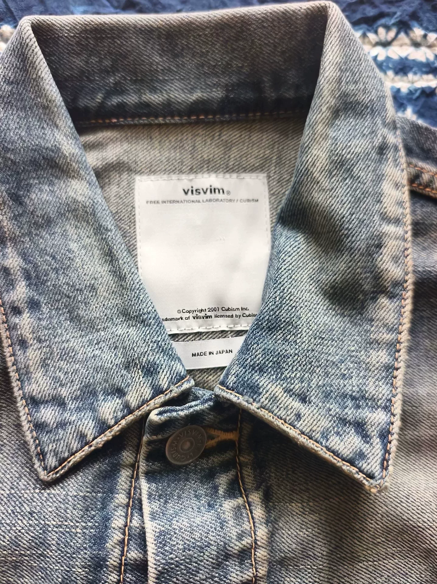 visvim 101 12ss Denim Jacket — back